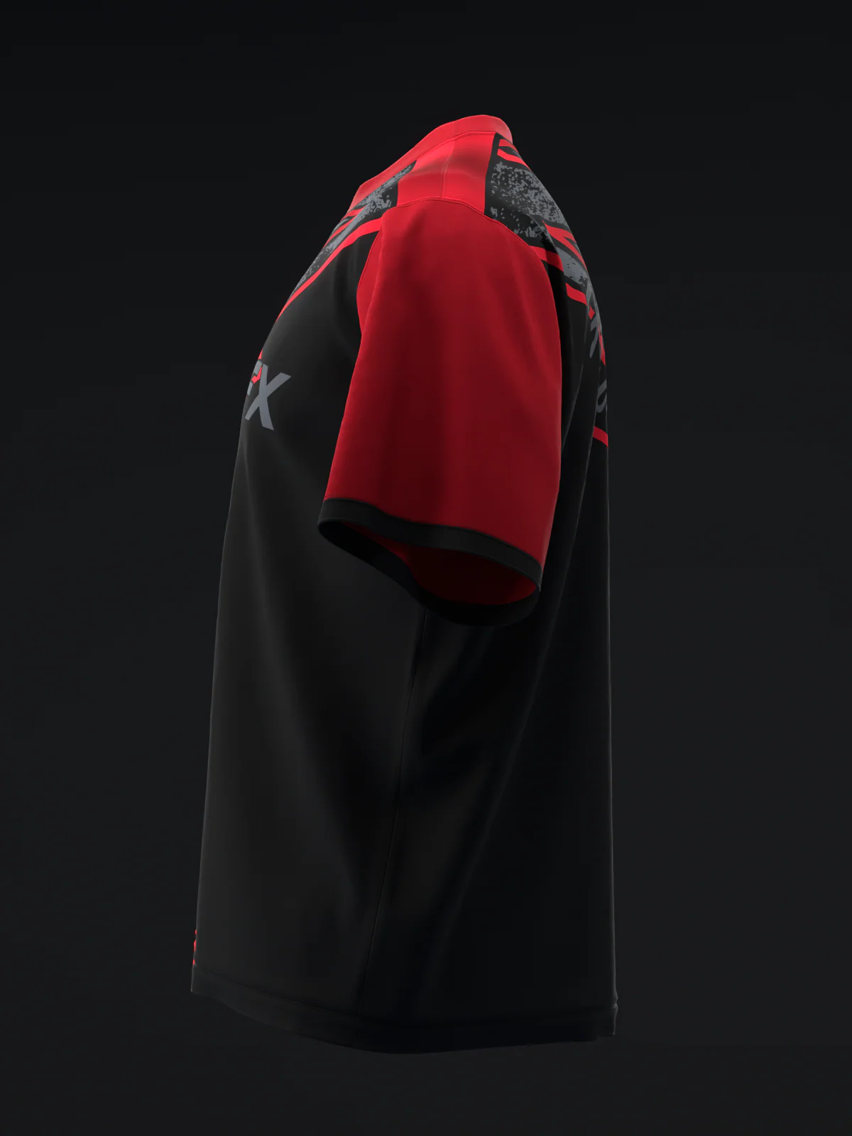 ISST Grange - Charcoal Red - Bowling Jersey - Image 6