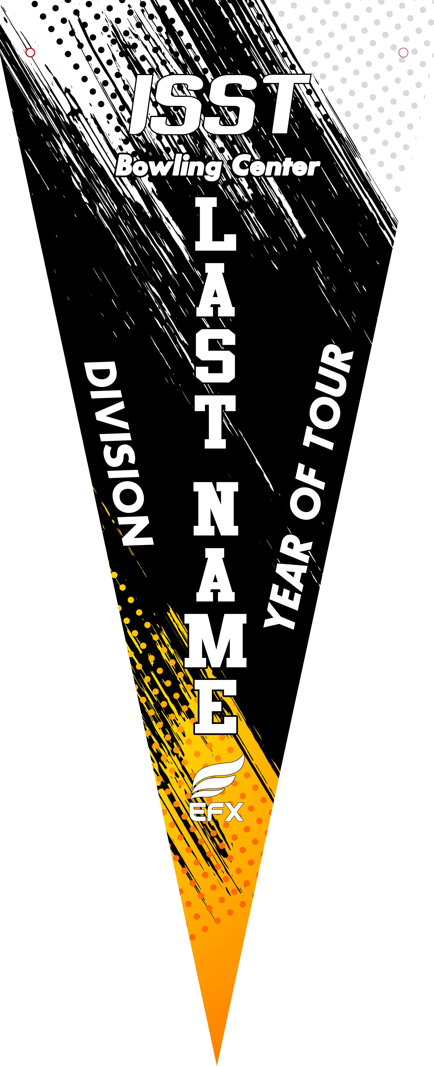 ISST - Pennant Grots Neon - Bowling Pennant - Image 3