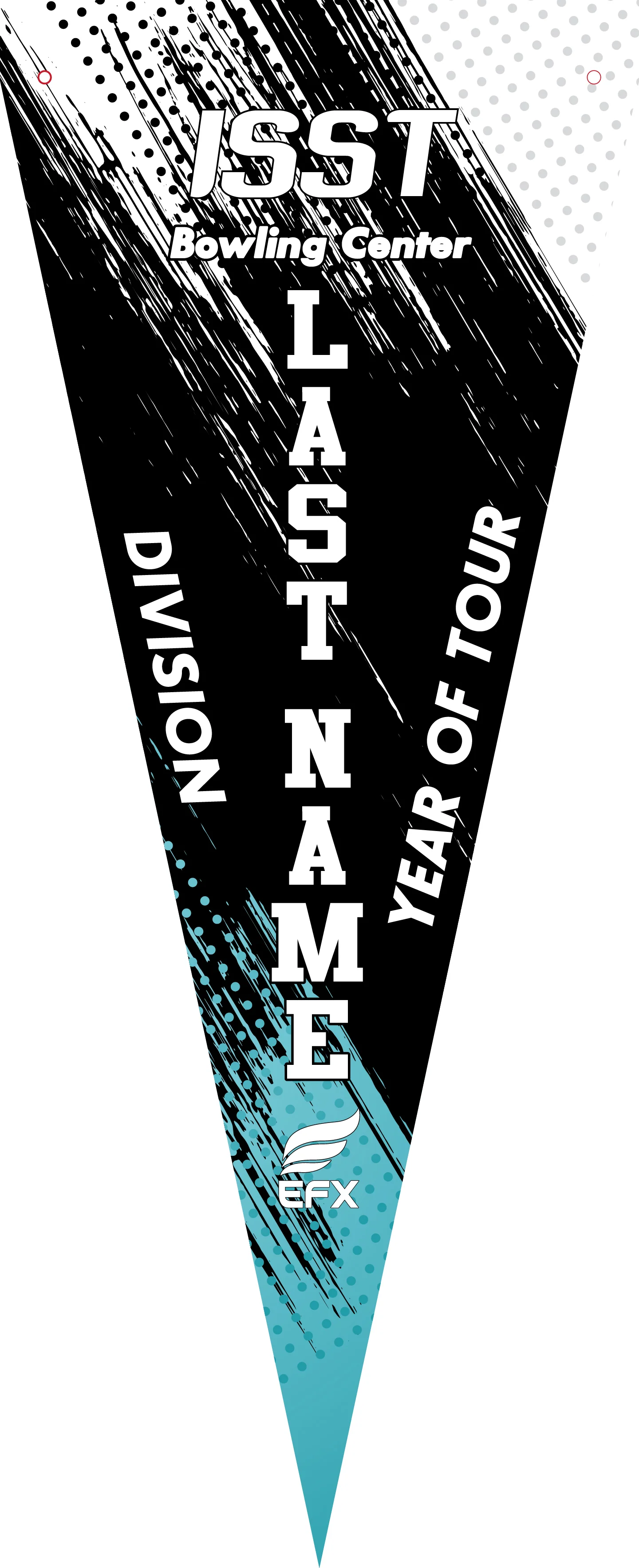 ISST - Pennant Grots Neon - Bowling Pennant - Image 4