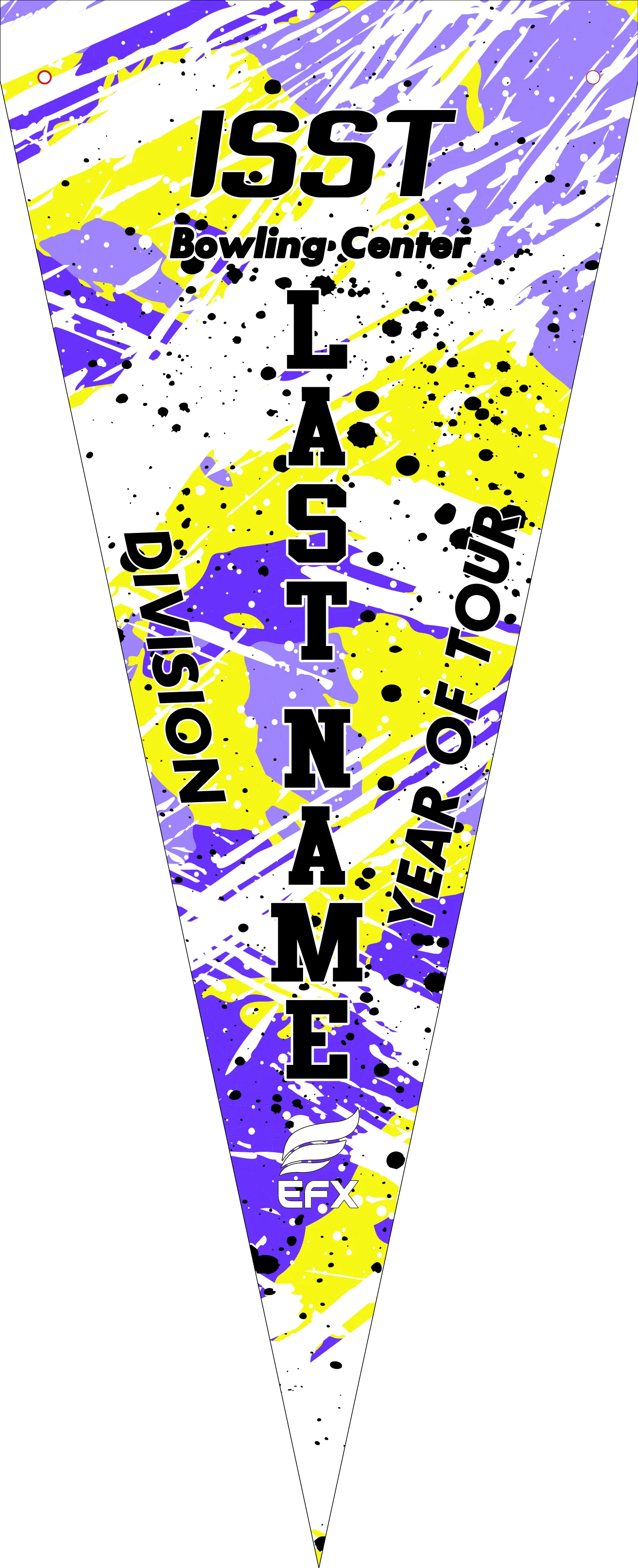 ISST - Pennant Method Neon - Bowling Pennant