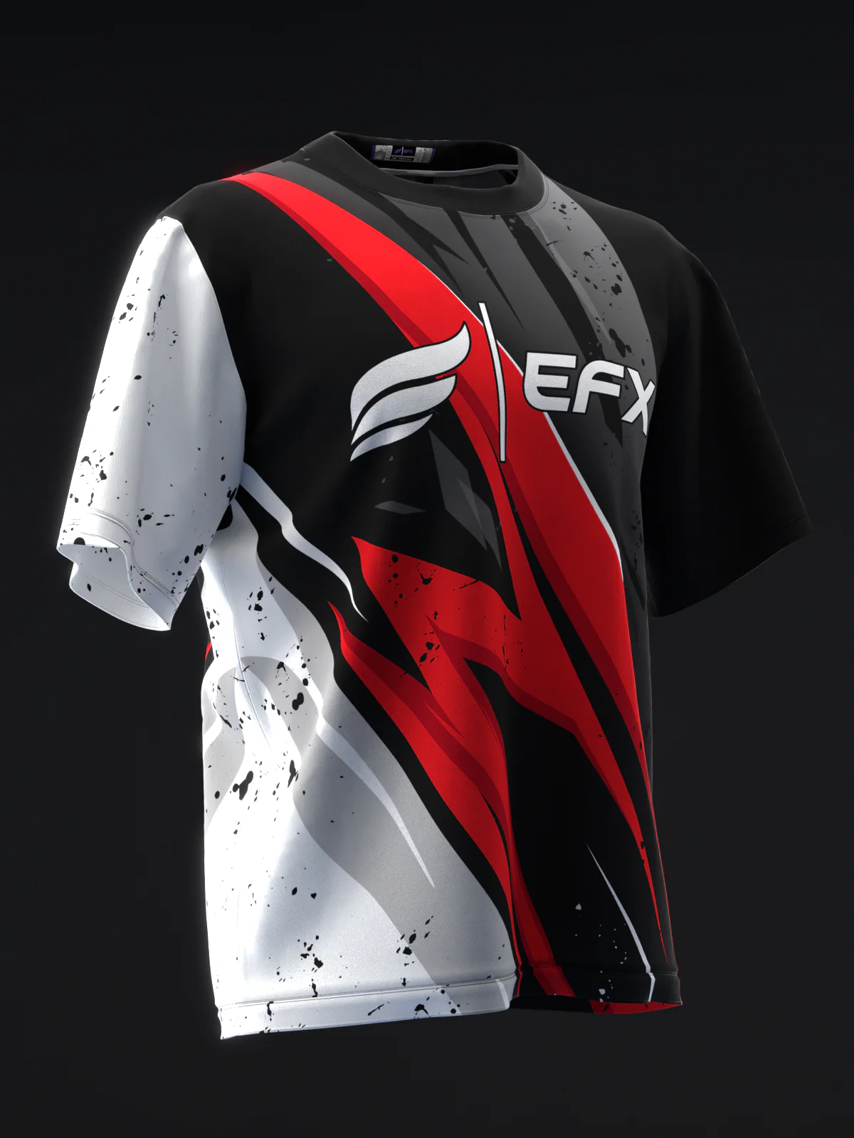 Splice - Black White Red - Bowling Jersey - Image 3