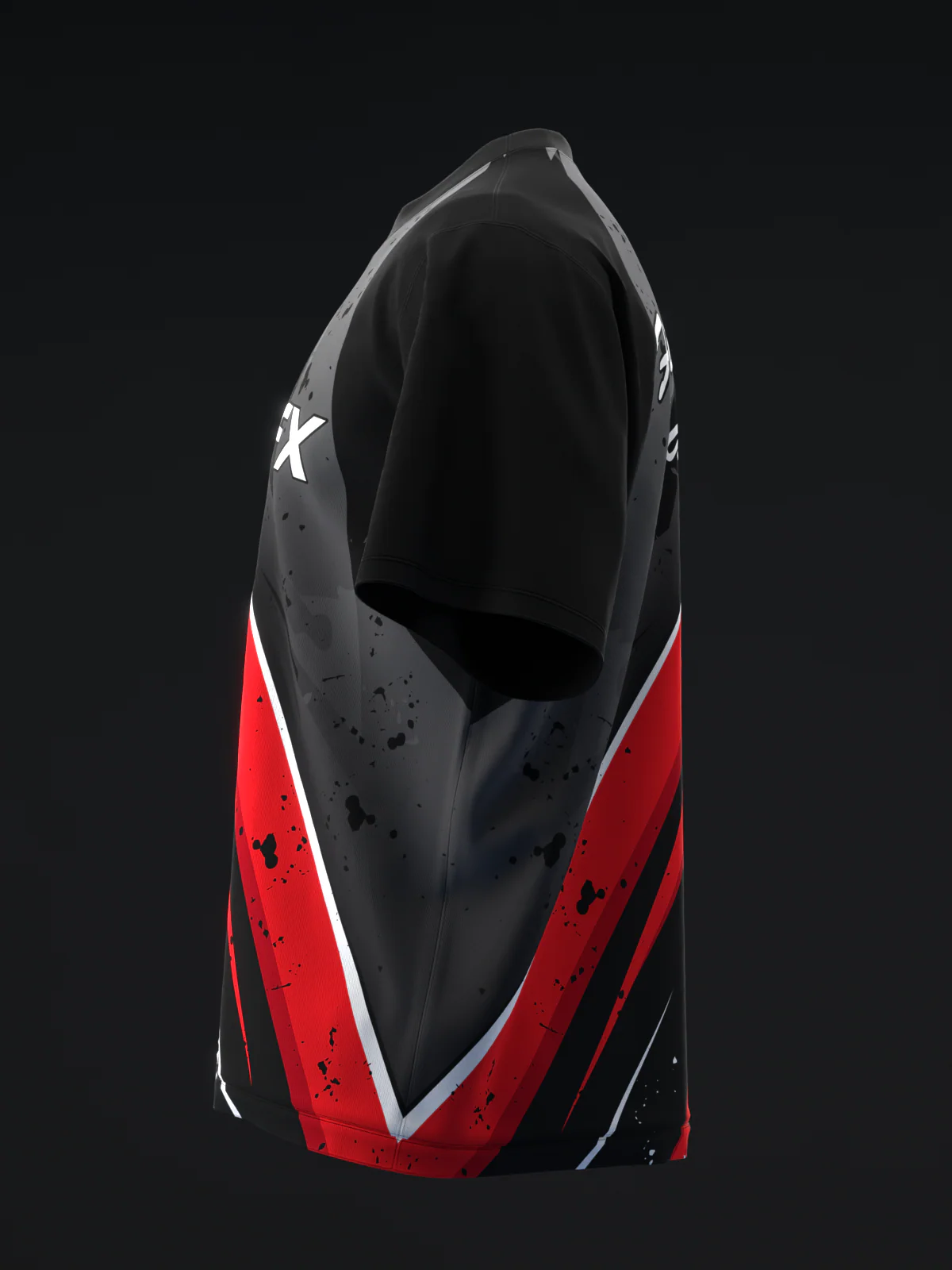 Splice - Black White Red - Bowling Jersey - Image 6