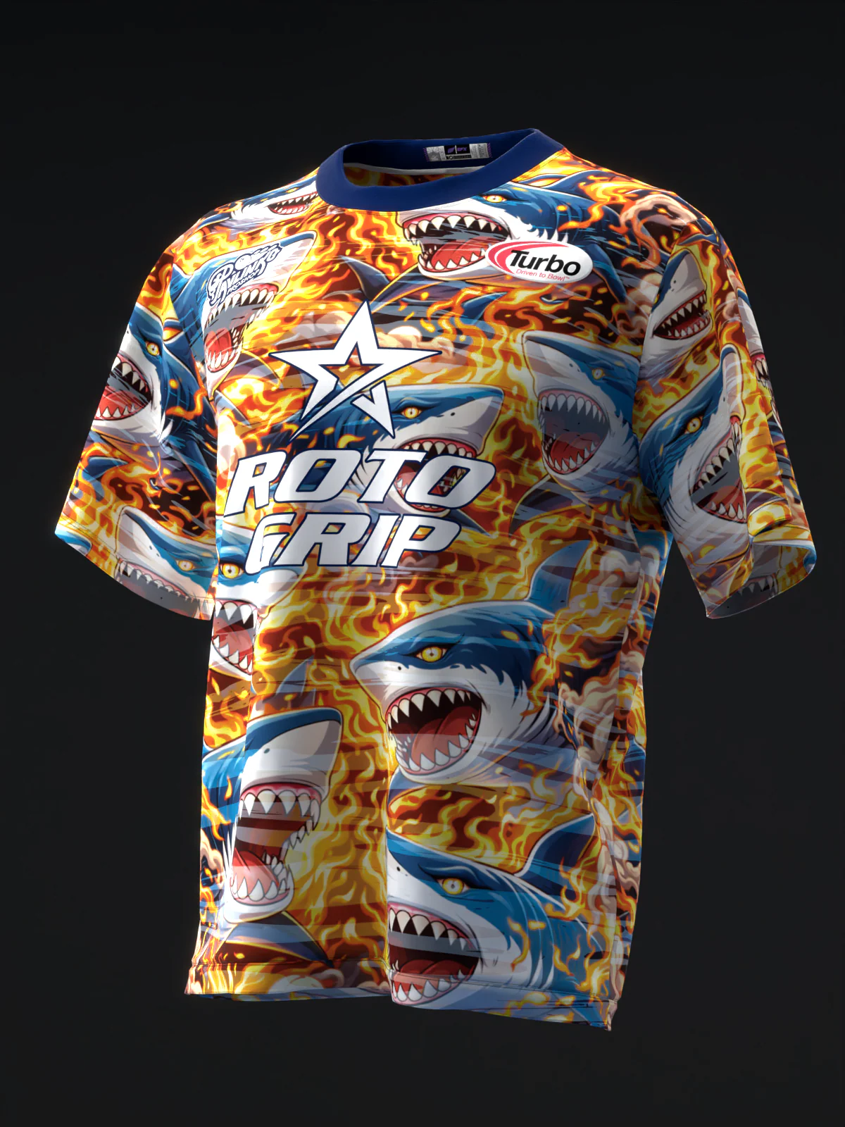 Jason Pavlinko 2026 - Sharks & Flames - Bowling Jersey