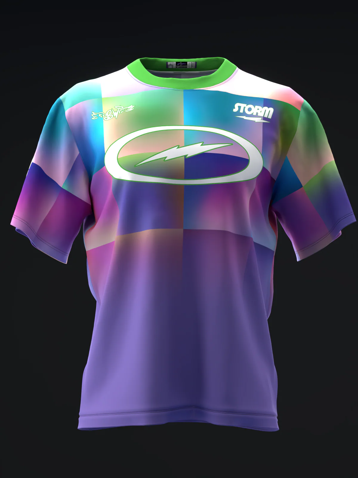 Jodi Woessner 2026 - Abstract Squares PG - Bowling Jersey - Image 2