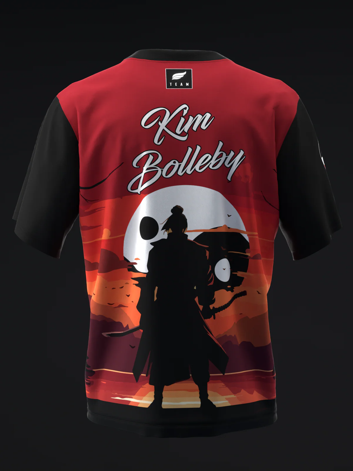 Kim Bolleby 2024 - Samurai Sunset - Bowling Jersey - Image 5
