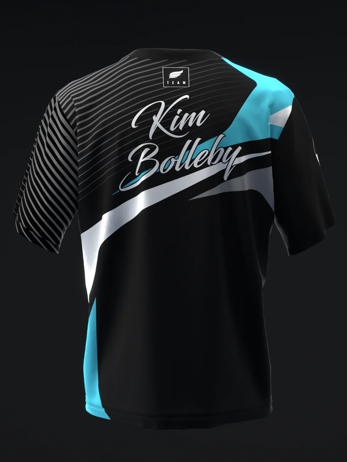 Kim Bolleby 2025 - Abstract Stripes BTG - Bowling Jersey - Image 5