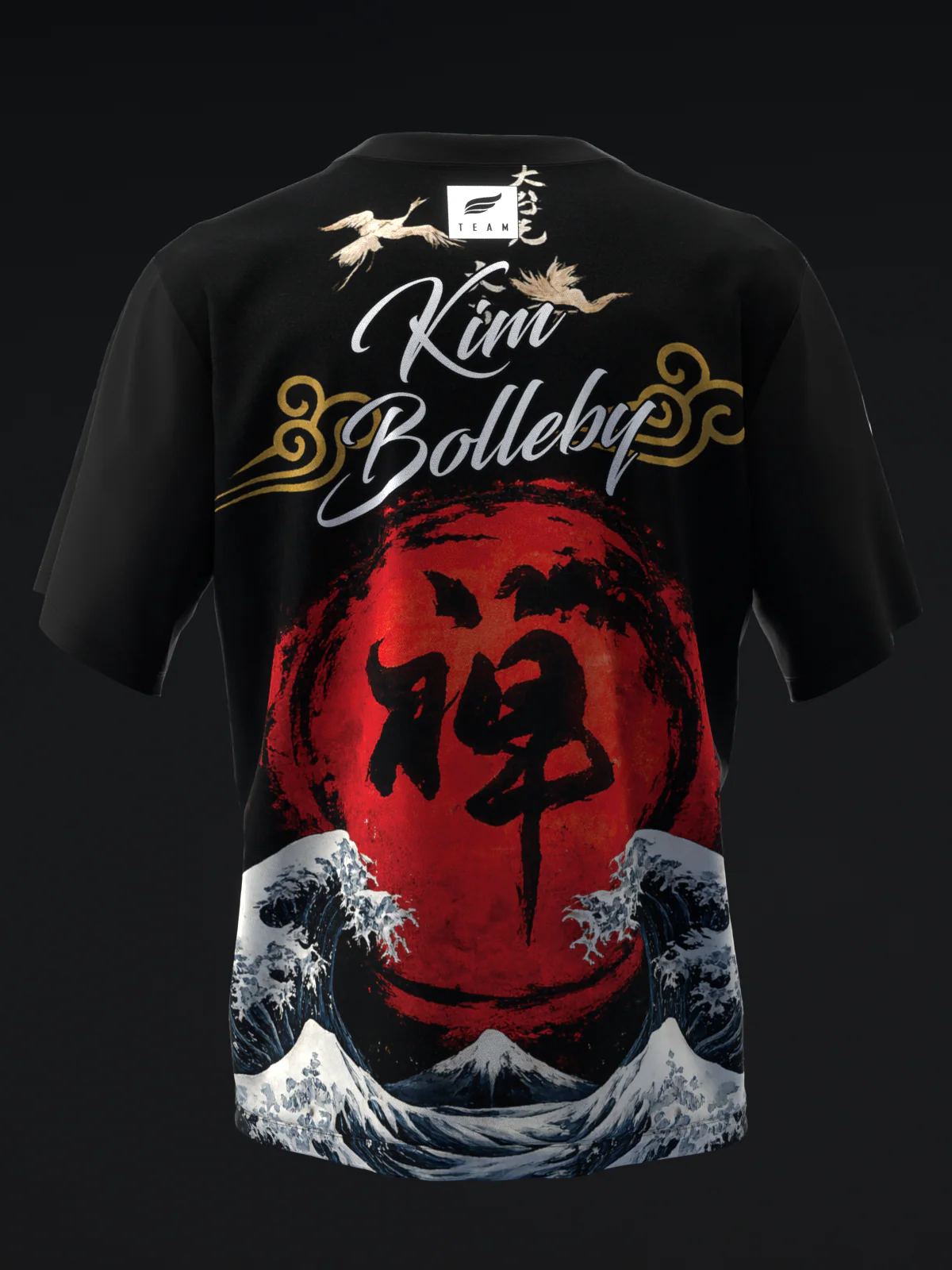 Kim Bolleby 2026 - Kimono Waves - Bowling Jersey - Image 5