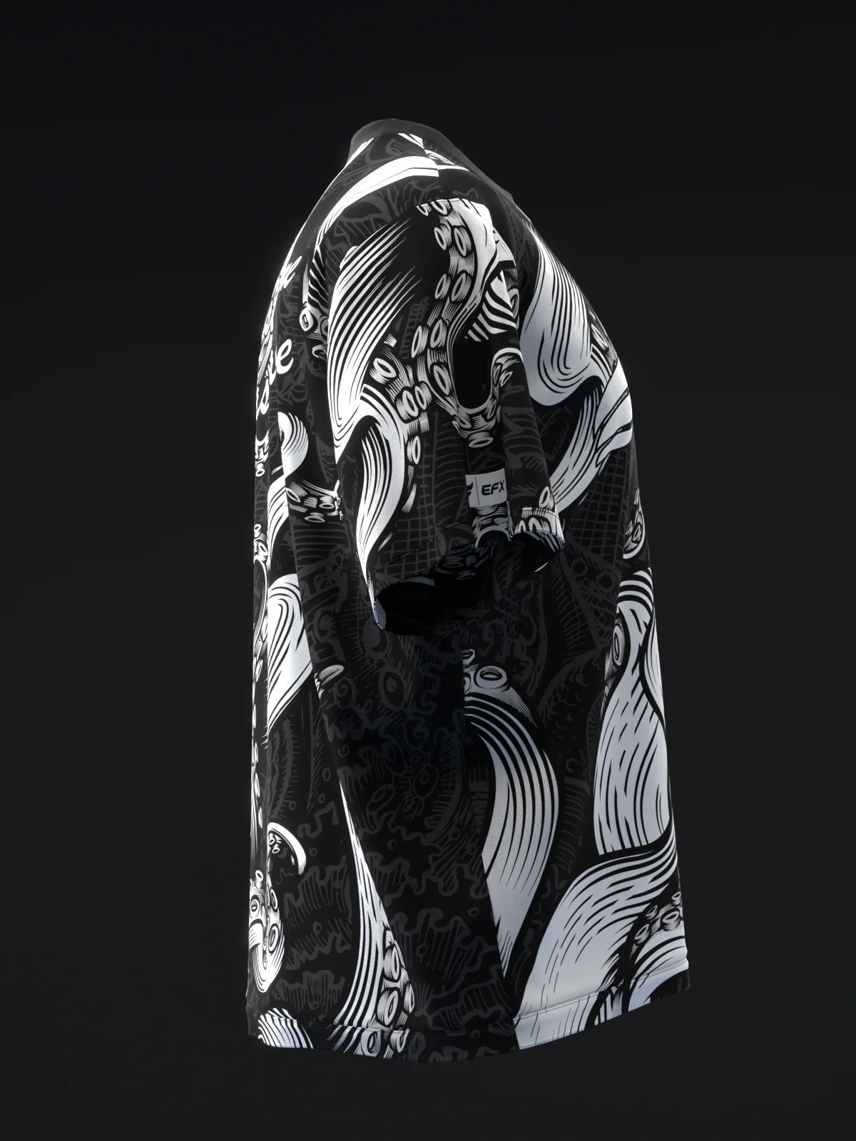 Kraken - Black - Bowling Jersey - Image 4