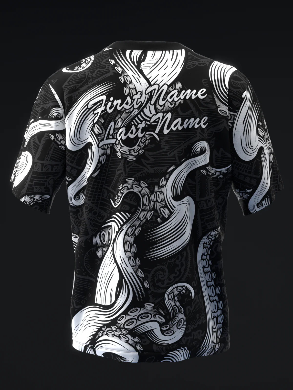 Kraken - Black - Bowling Jersey - Image 5