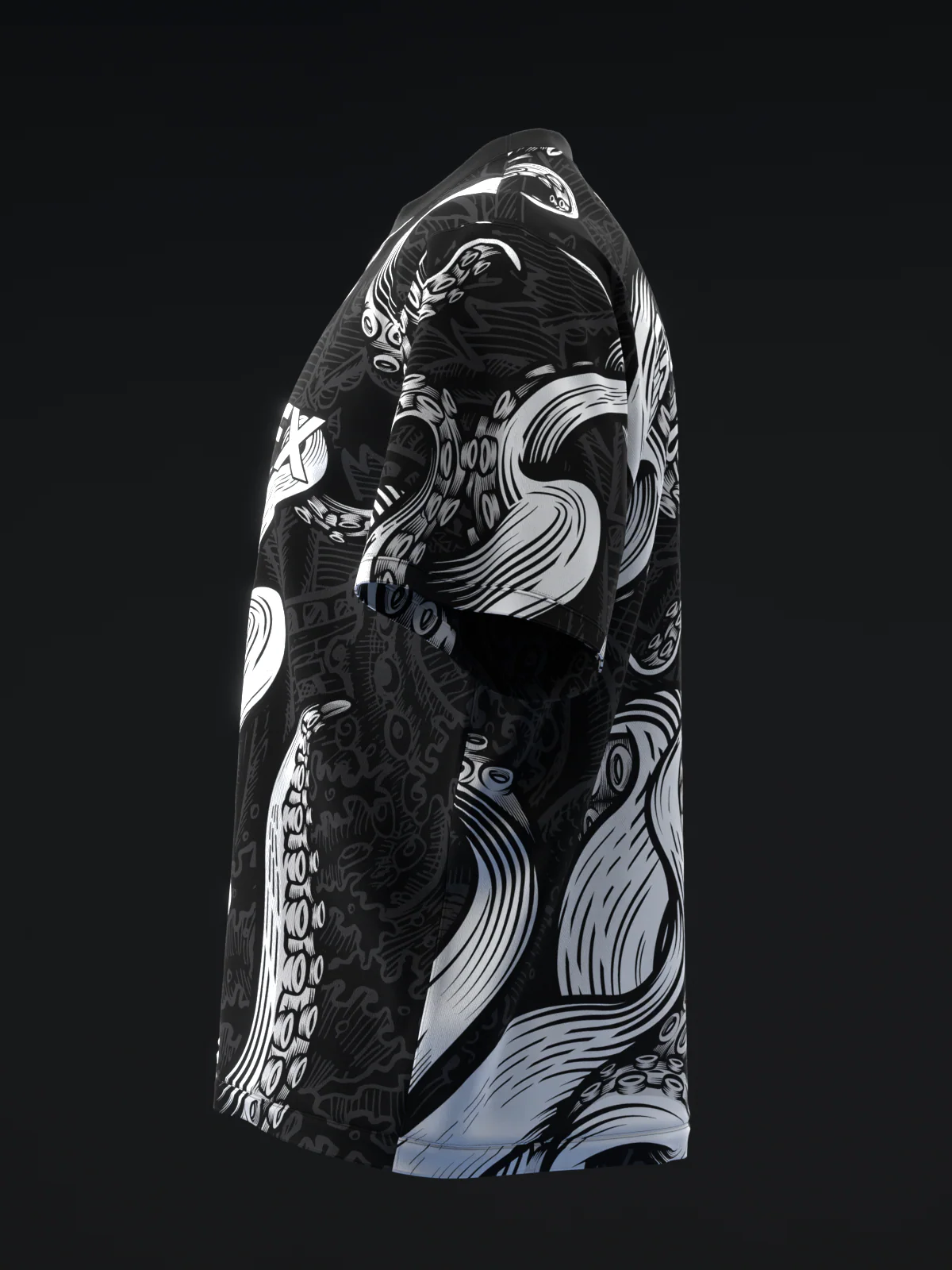 Kraken - Black - Bowling Jersey - Image 6