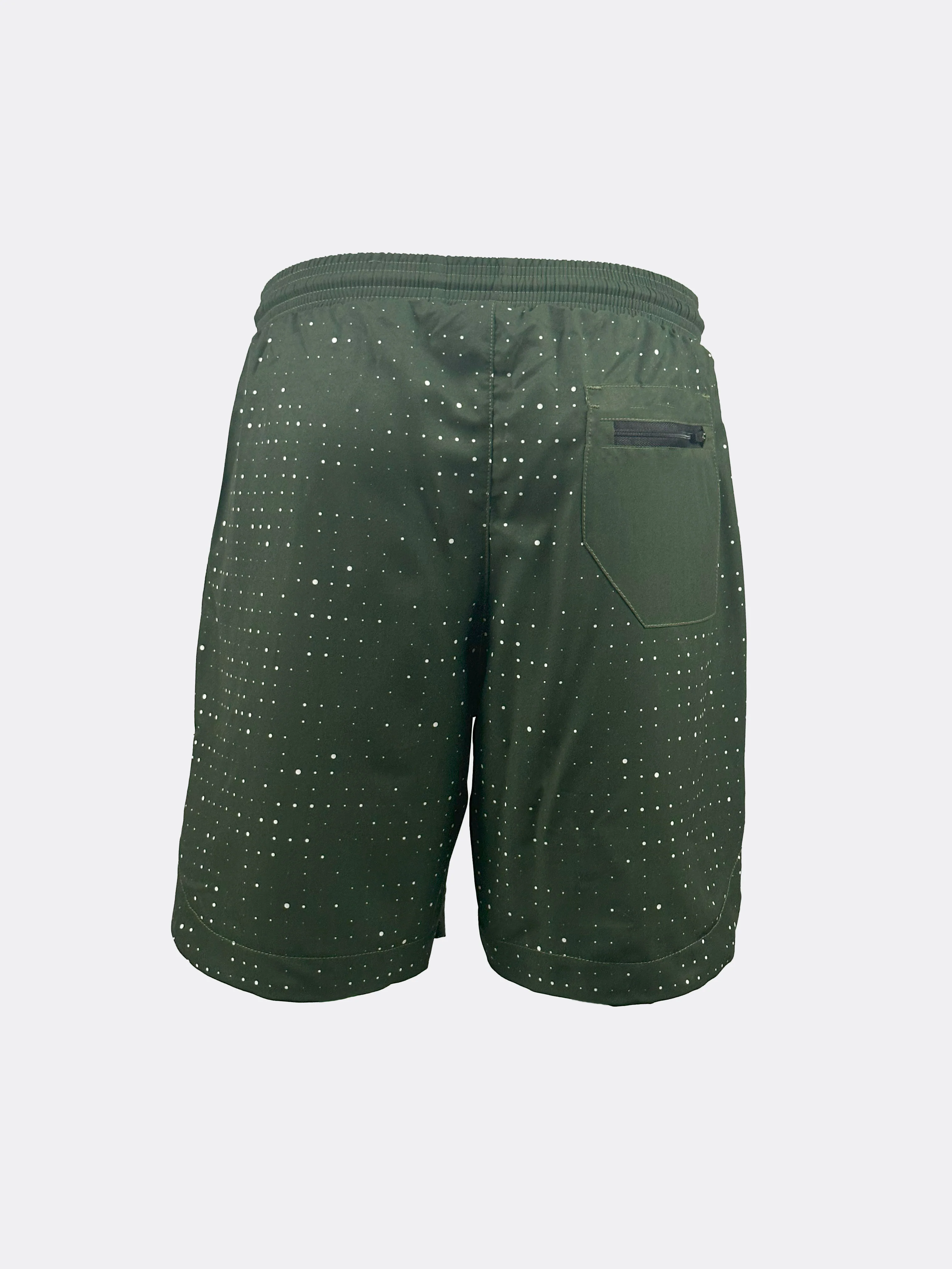 Legend Shorts - Dots - Militray Green - Image 4