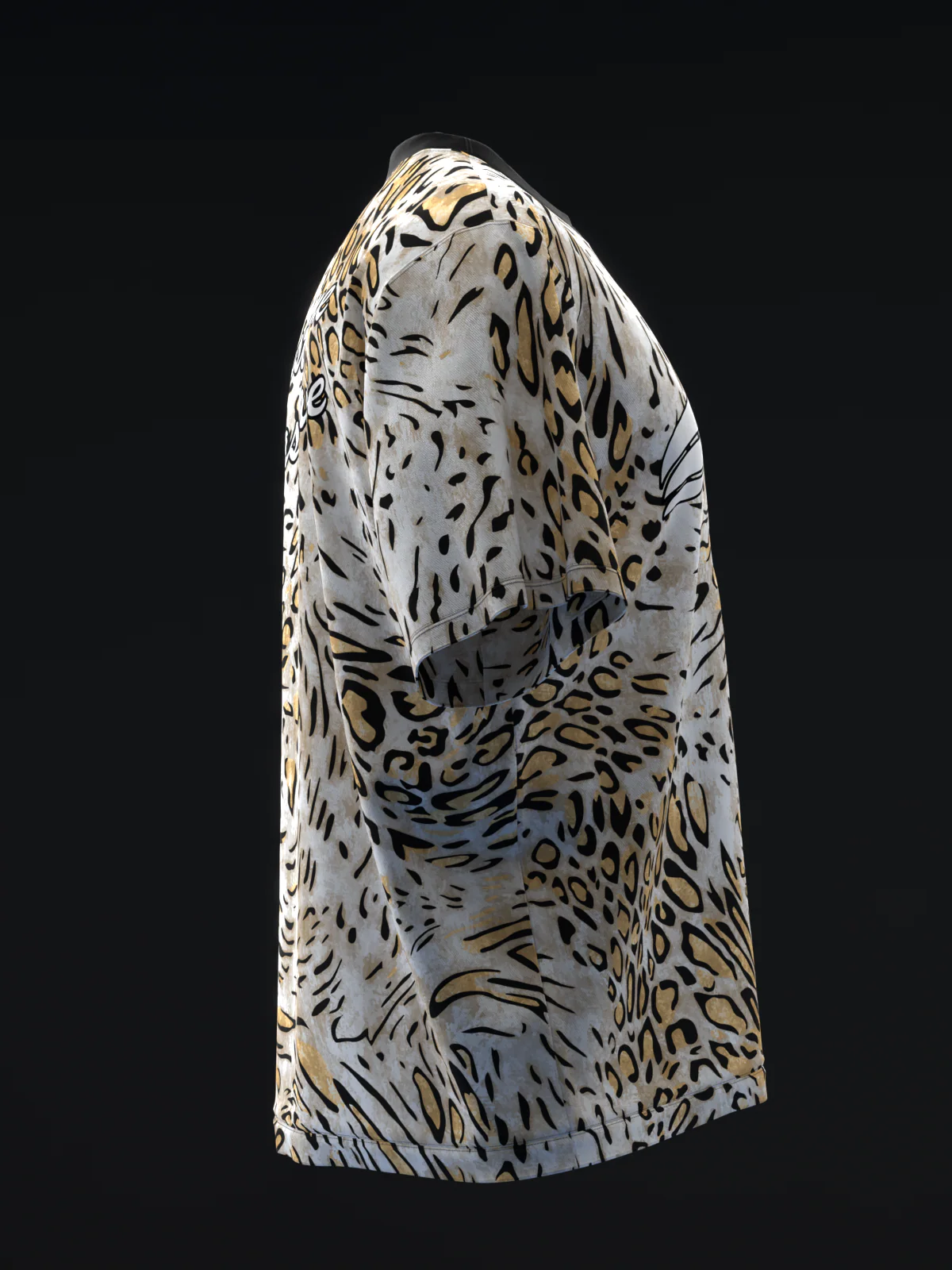 Leopard - Black Tan - Bowling Jersey - Image 4