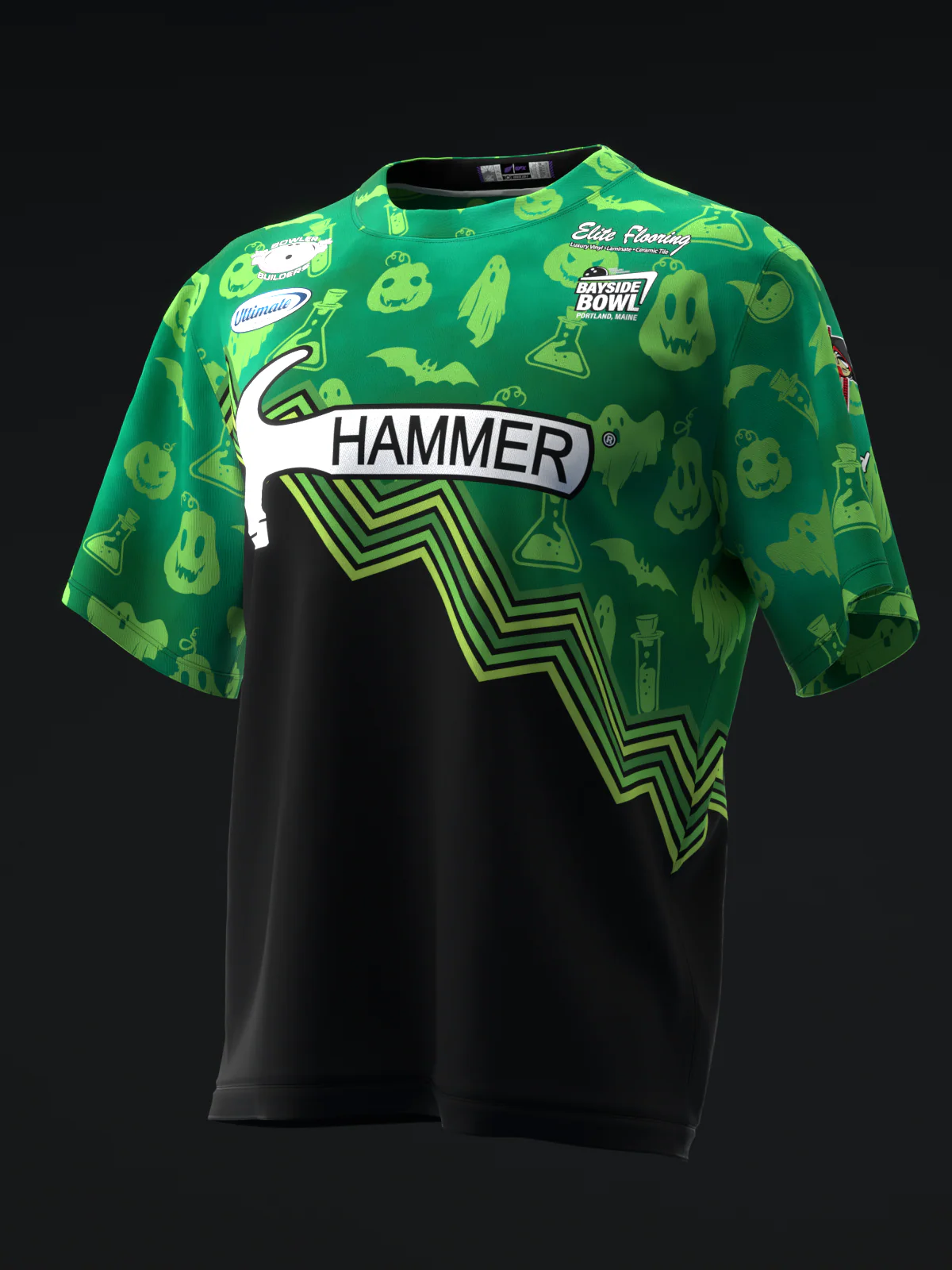 Mallory Clark 2024 - Halloween Smoke Green - Bowling Jersey