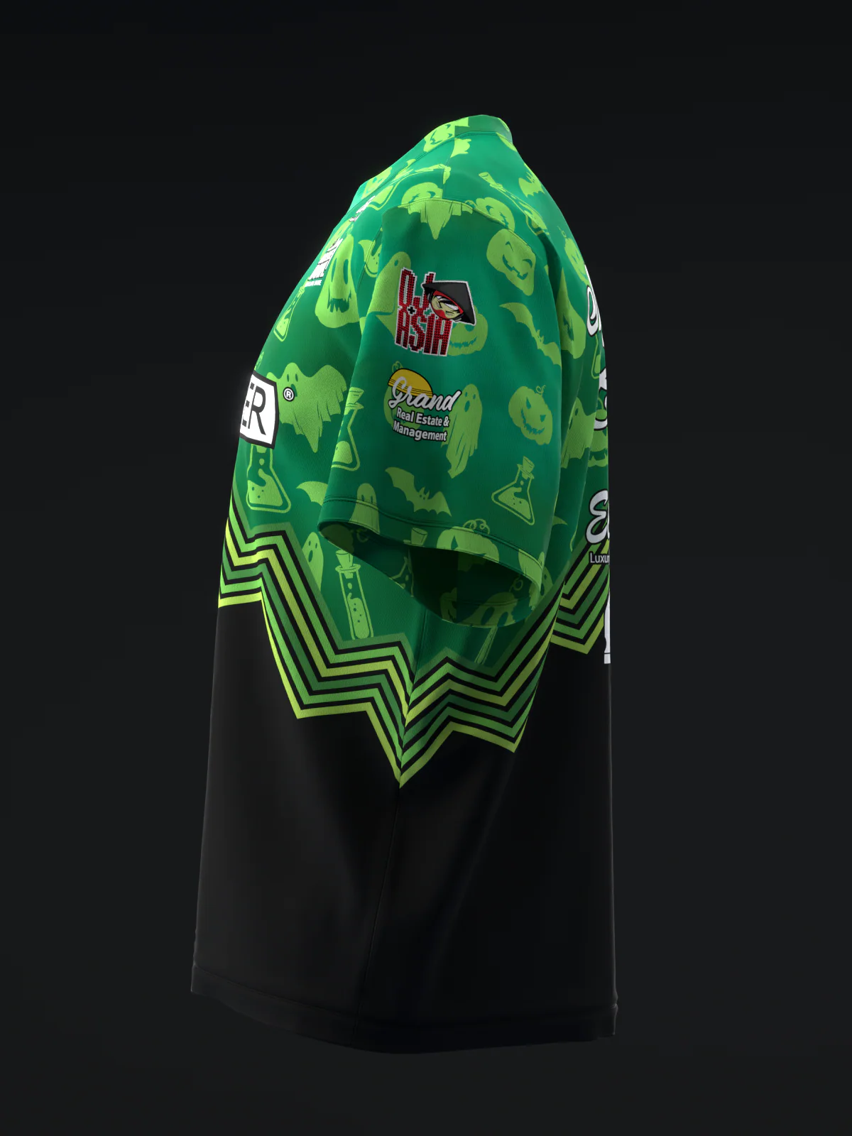 Mallory Clark 2024 - Halloween Smoke Green - Bowling Jersey - Image 6
