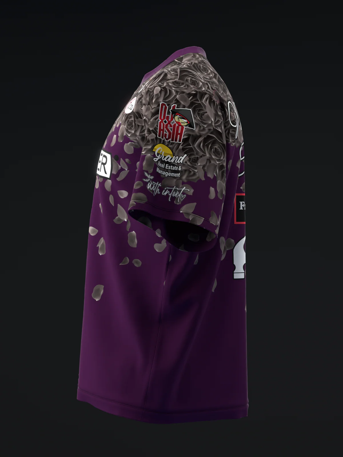 Mallory Clark 2025 - Falling Roses - Bowling Jersey - Image 6
