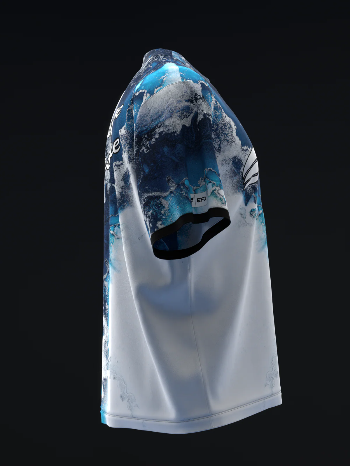 Marbliss - Blue - Bowling Jersey - Image 4