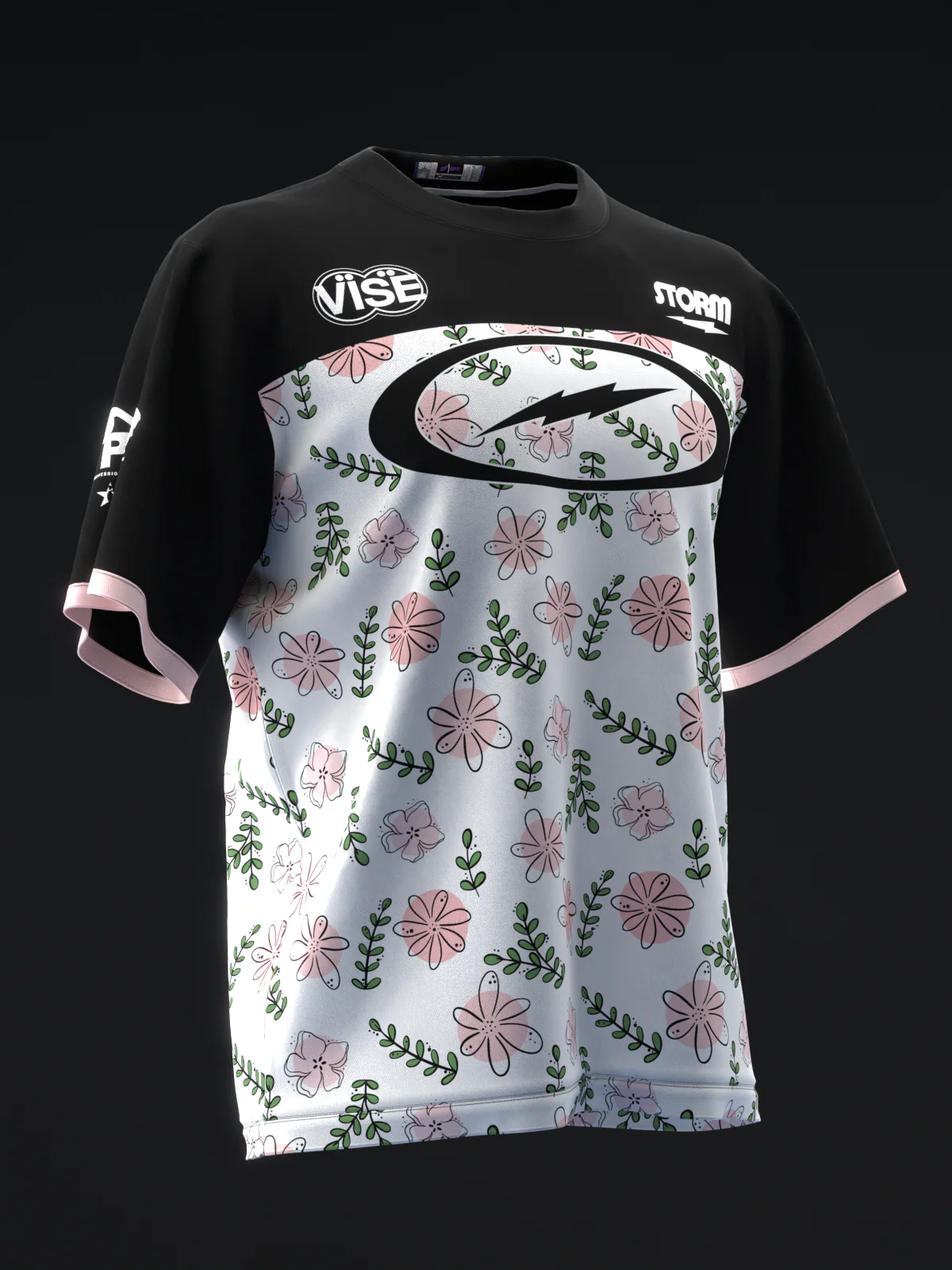 Maribeth Baker 2025 - Floral Pattern - Bowling Jersey - Image 3