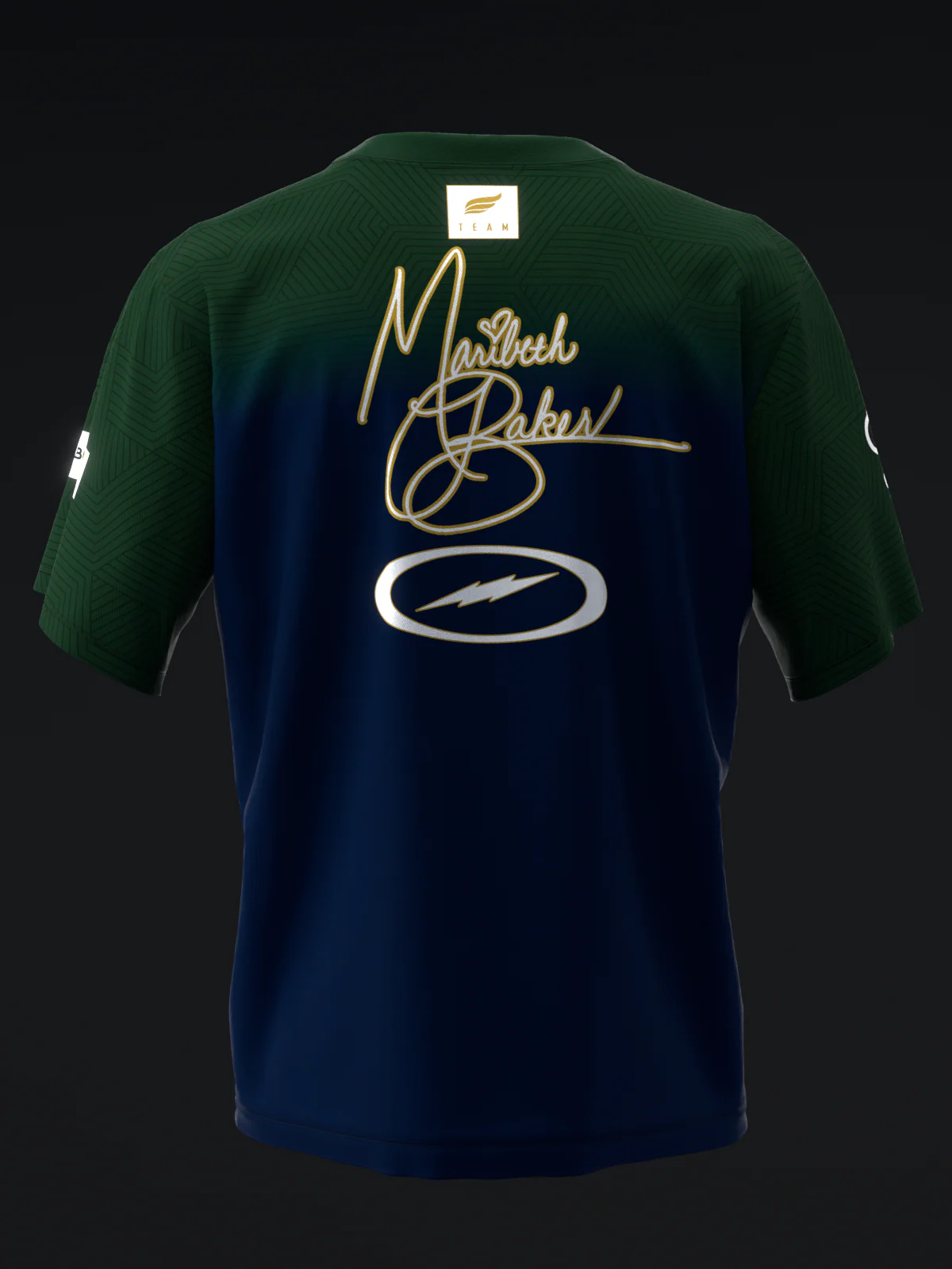 Maribeth Baker 2025 - Geo Two Tone - Bowling Jersey - Image 5