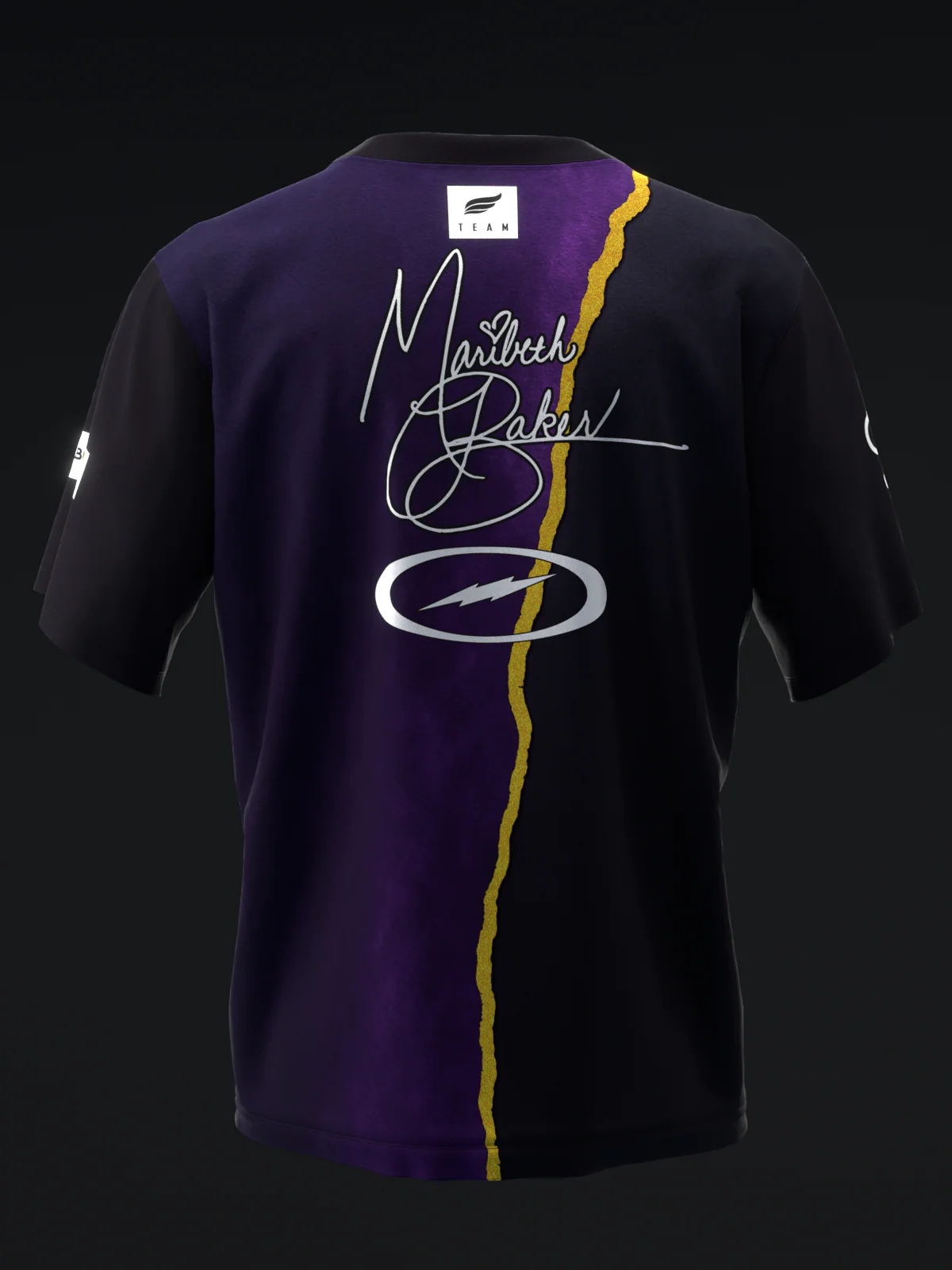 Maribeth Baker 2025 - Jagged Gold - Bowling Jersey - Image 5