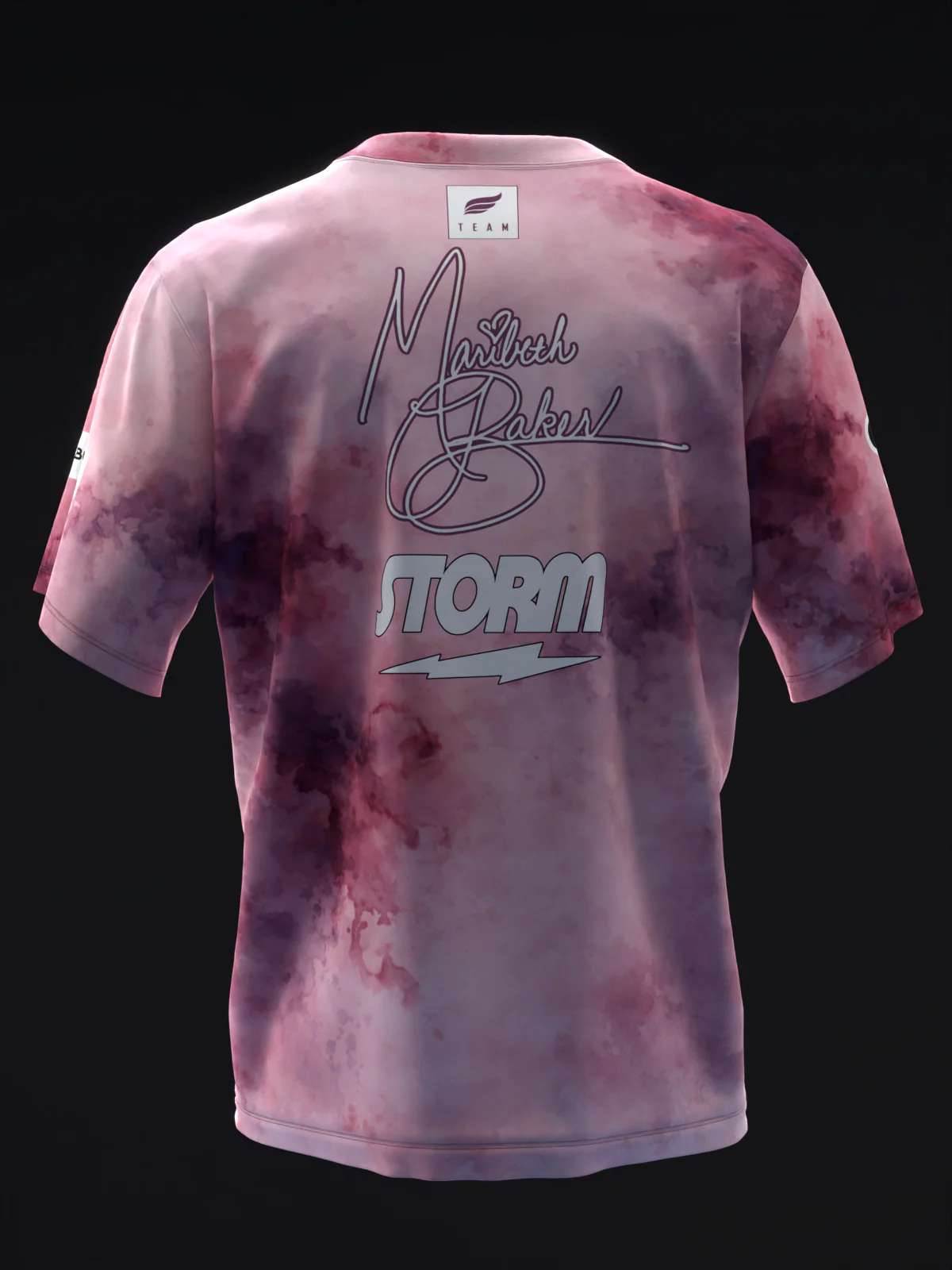 Maribeth Baker 2026 - Dusty Watercolor - Bowling Jersey - Image 5