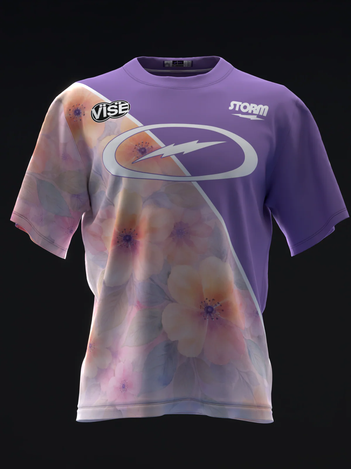 Maribeth Baker 2026 - Split Watercolor - Bowling Jersey - Image 2