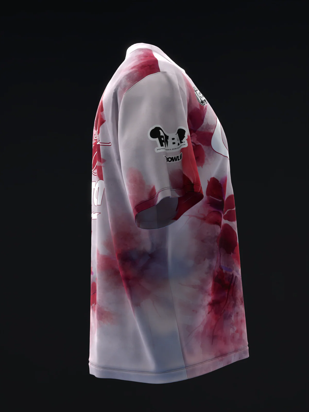 Maribeth Baker 2026 - Watercolor Floral - Bowling Jersey - Image 4