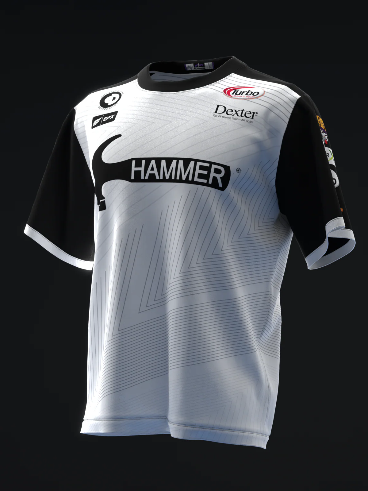 Marshall Kent 2024 - Clean Lines Black Silver - Bowling Jersey