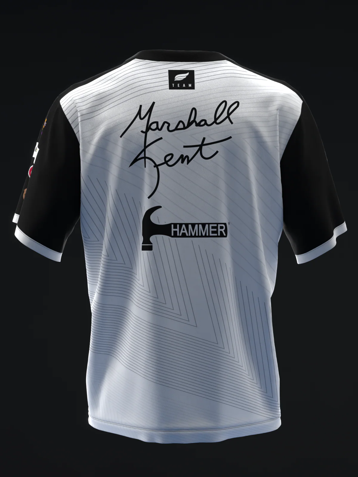 Marshall Kent 2024 - Clean Lines Black Silver - Bowling Jersey - Image 5