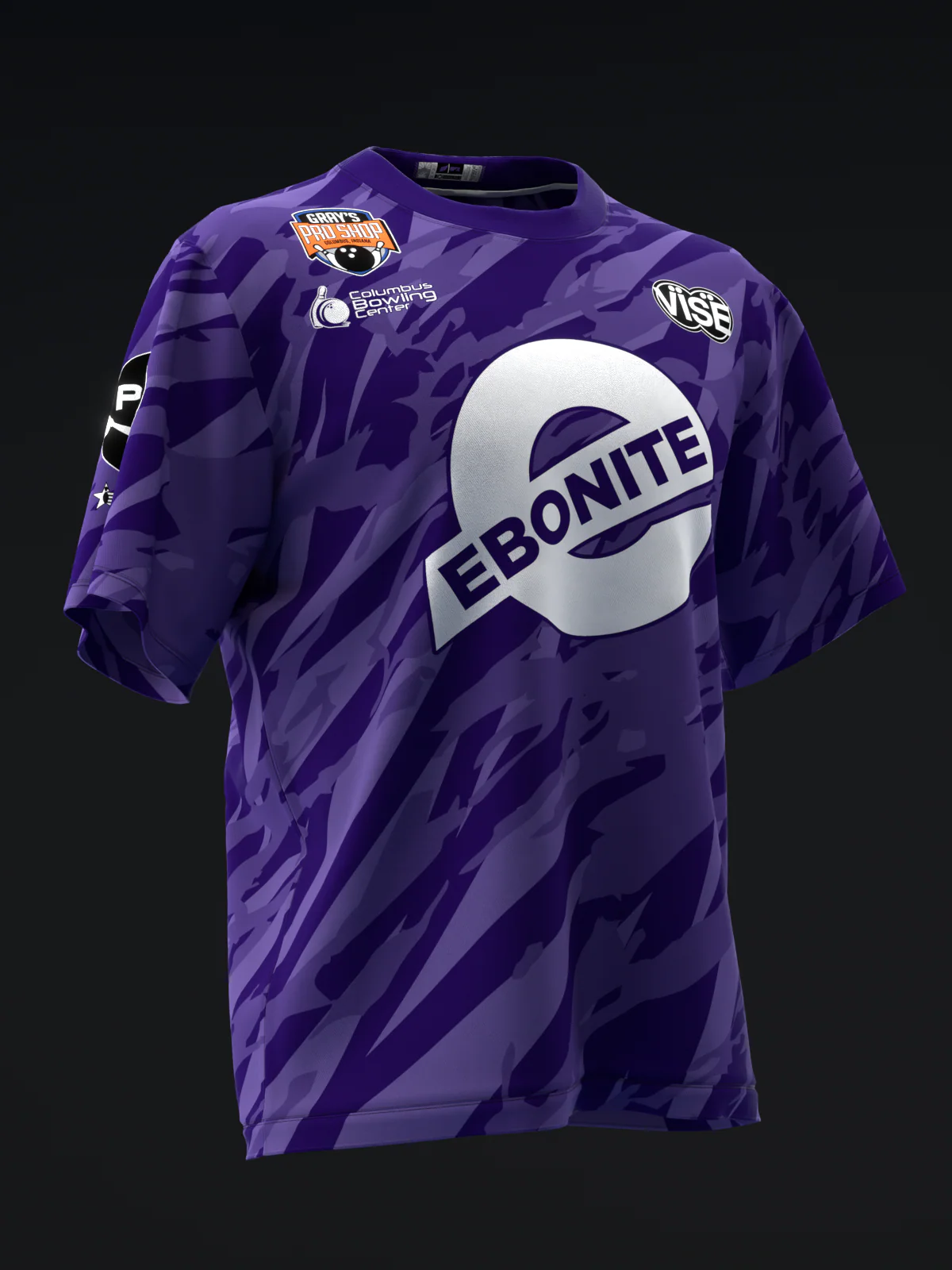 Matt Sanders 2025 - Elbram Dark Purple - Bowling Jersey - Image 3