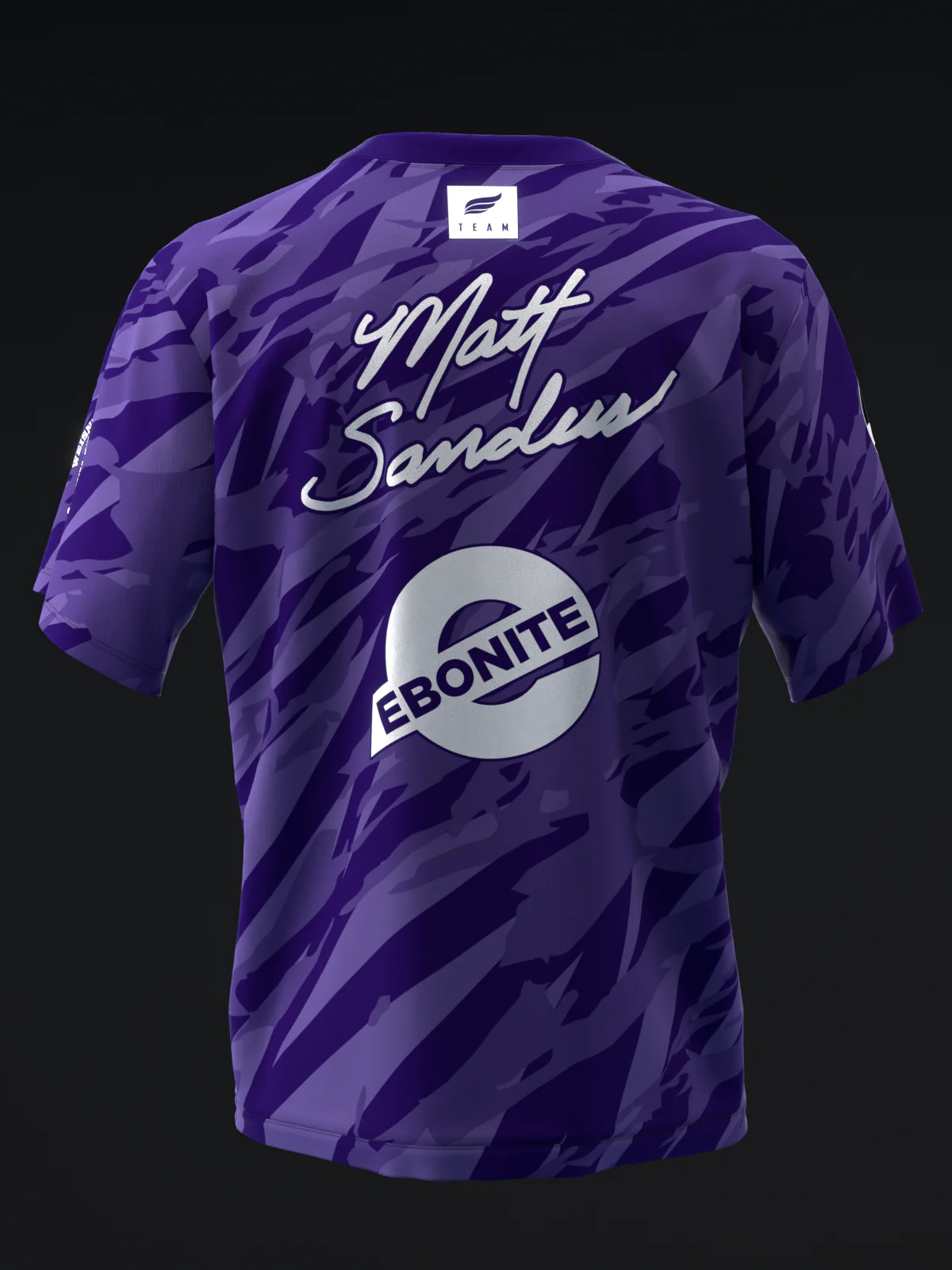 Matt Sanders 2025 - Elbram Dark Purple - Bowling Jersey - Image 5