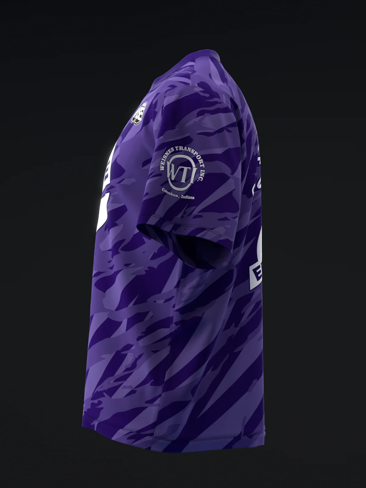 Matt Sanders 2025 - Elbram Dark Purple - Bowling Jersey - Image 6
