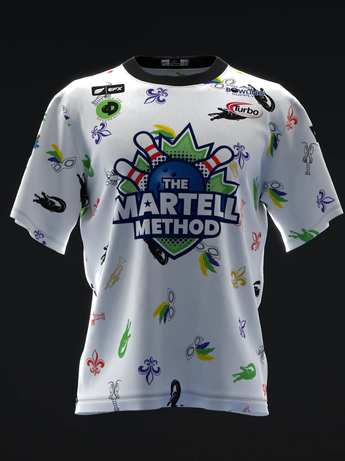 Michael Martell 2025 - Mardi Gras - Bowling Jersey - Image 2