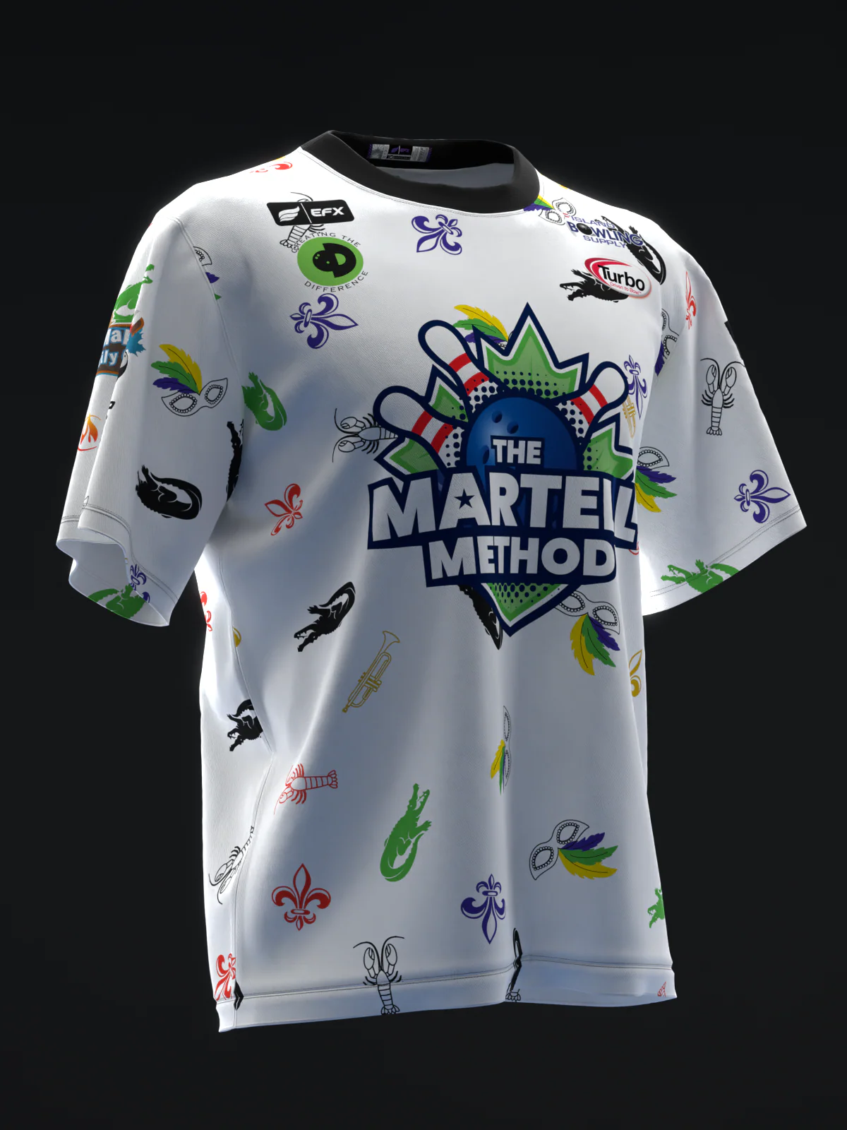 Michael Martell 2025 - Mardi Gras - Bowling Jersey - Image 3
