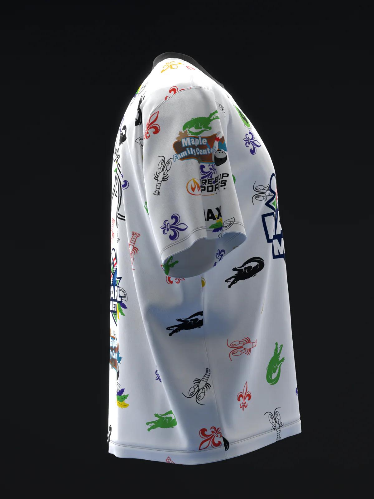 Michael Martell 2025 - Mardi Gras - Bowling Jersey - Image 4