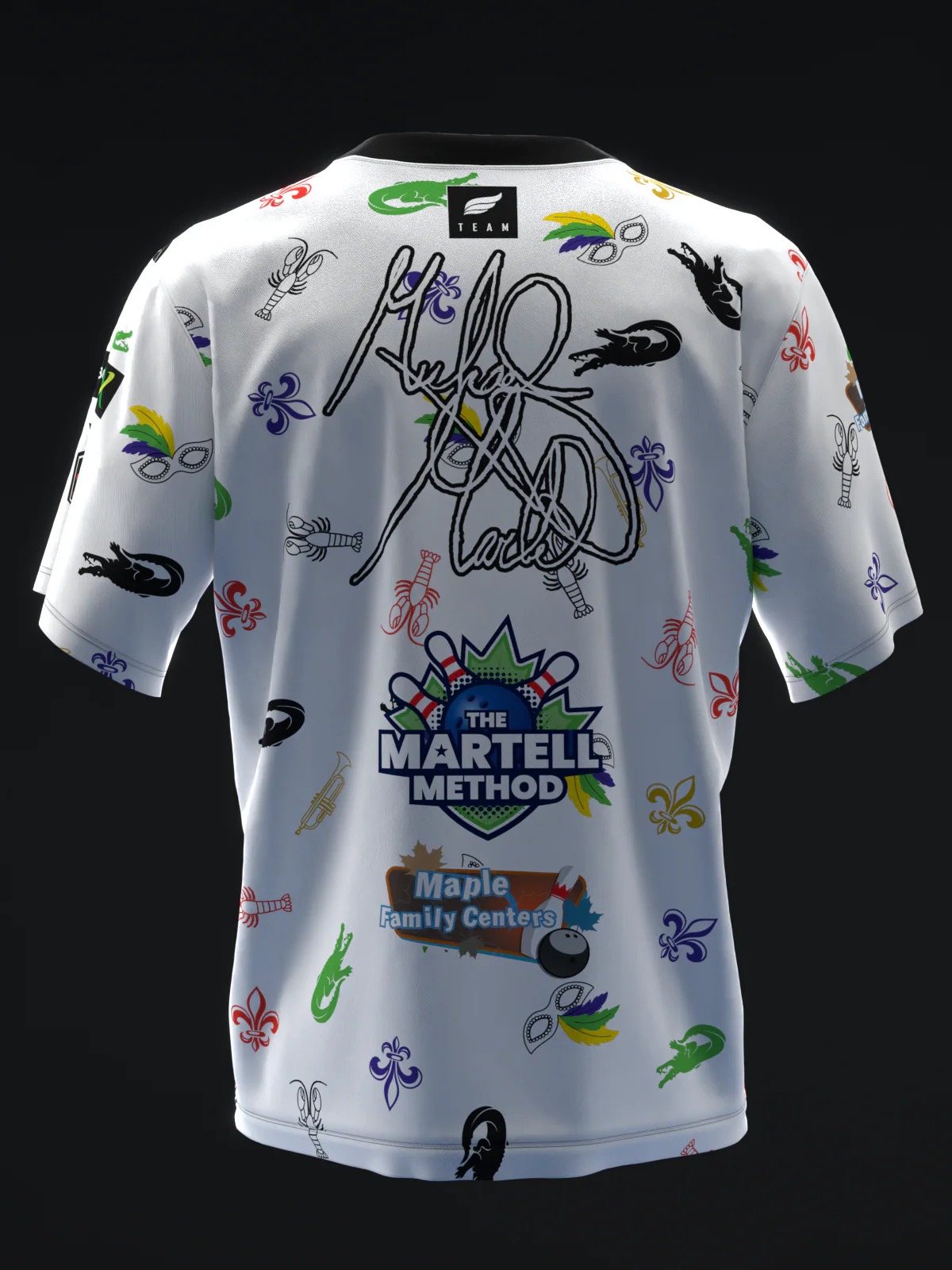 Michael Martell 2025 - Mardi Gras - Bowling Jersey - Image 5