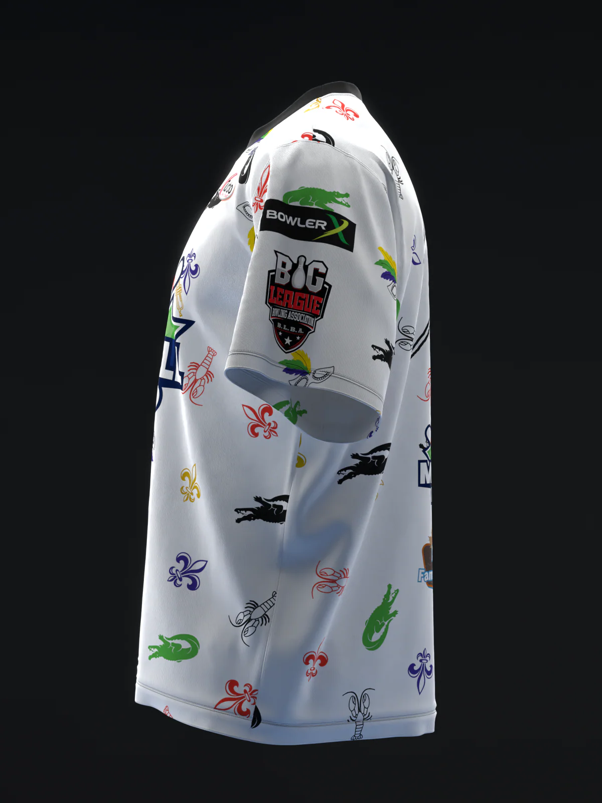 Michael Martell 2025 - Mardi Gras - Bowling Jersey - Image 6