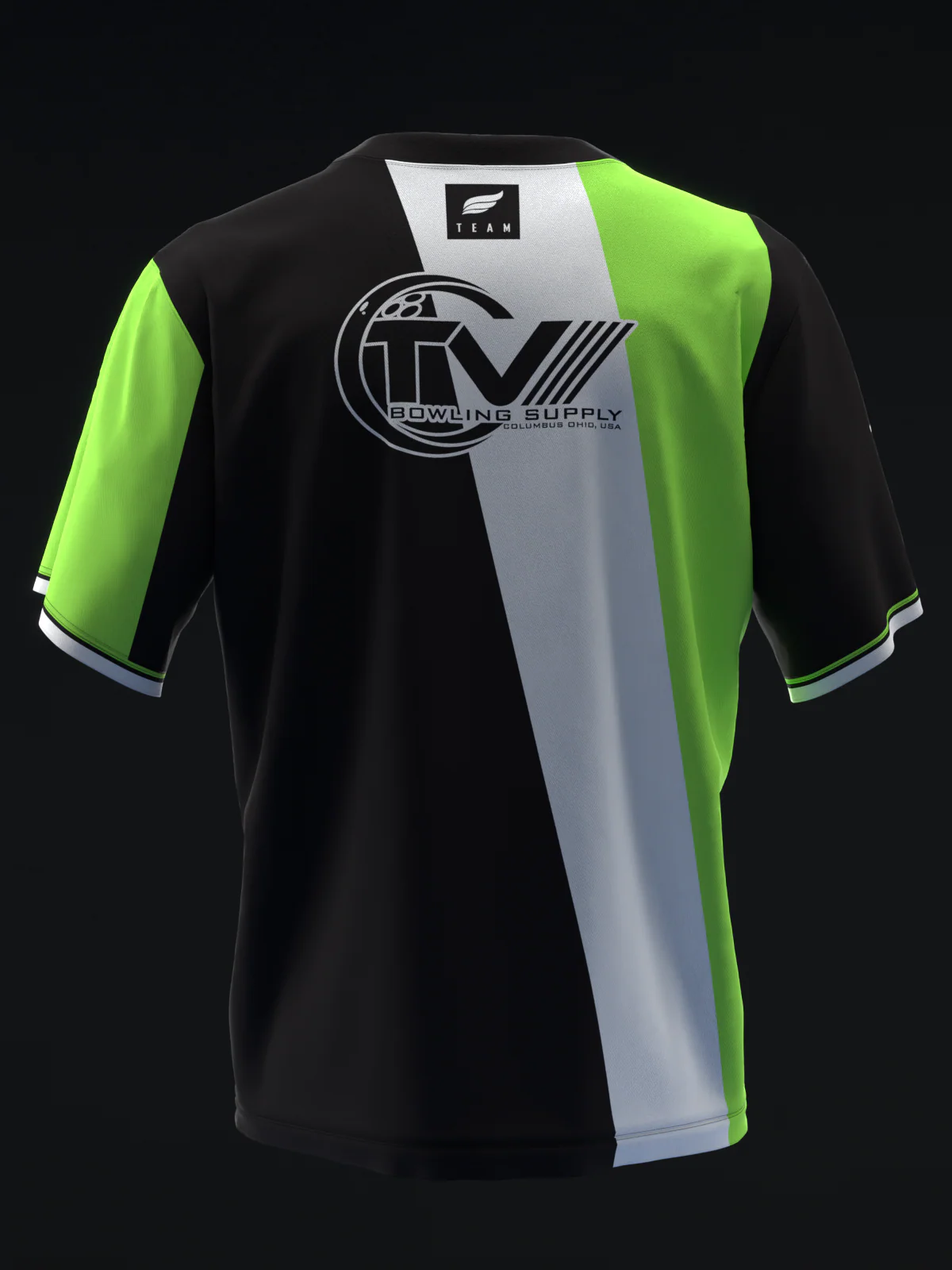 Michael Tang 2024 - Retro Stripes Neon BNGW - Bowling Jersey - Image 5