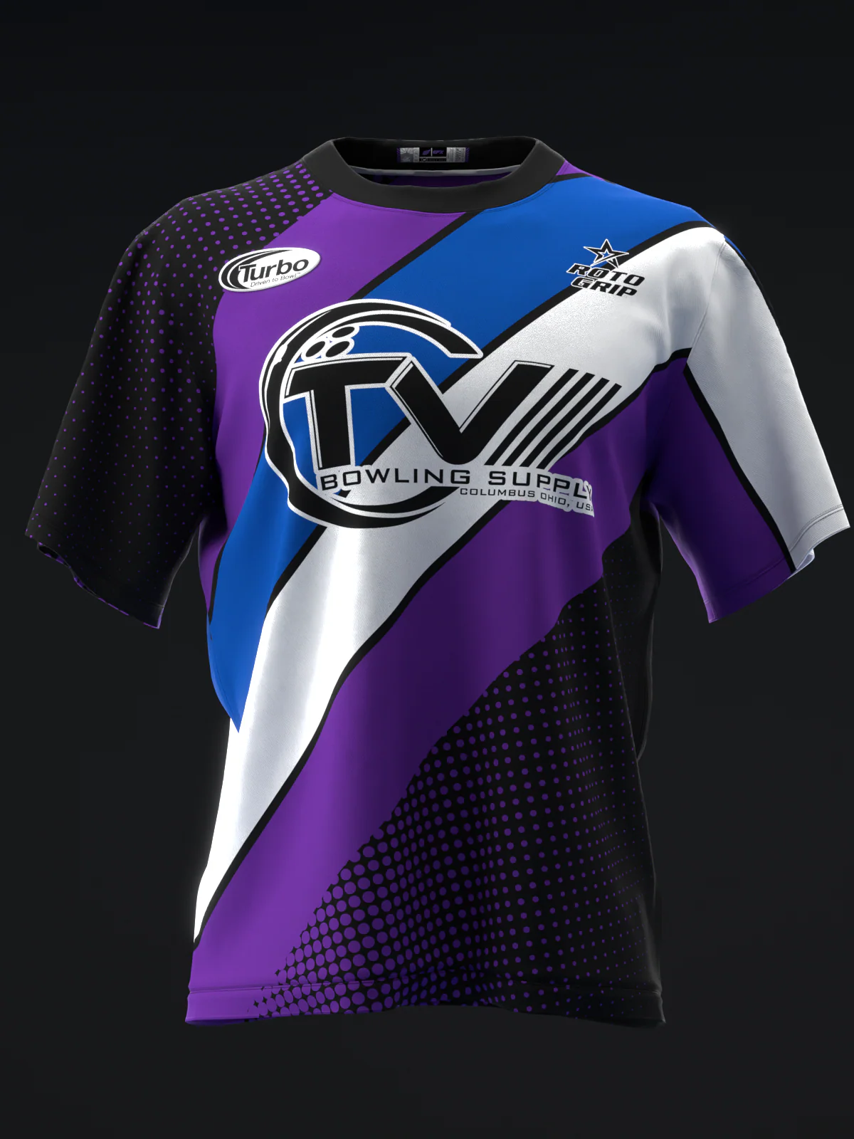 Michael Tang 2024 - Retro Stripes Evolution BPB - Bowling Jersey - Image 2