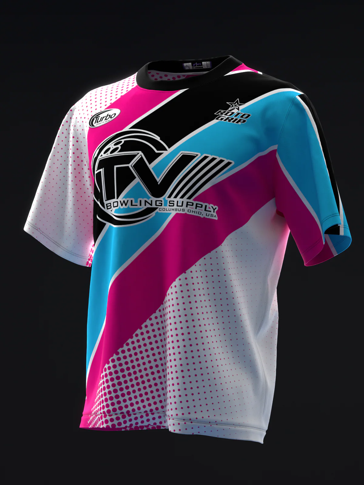 Michael Tang 2025 - Retro Stripes Mia - Bowling Jersey