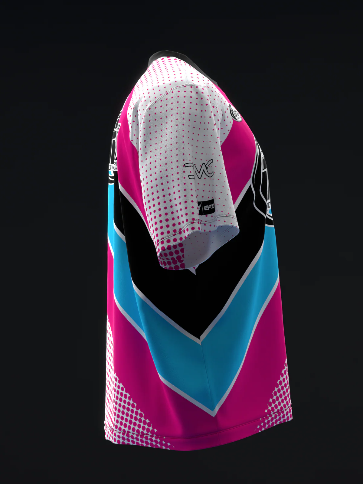 Michael Tang 2025 - Retro Stripes Mia - Bowling Jersey - Image 4