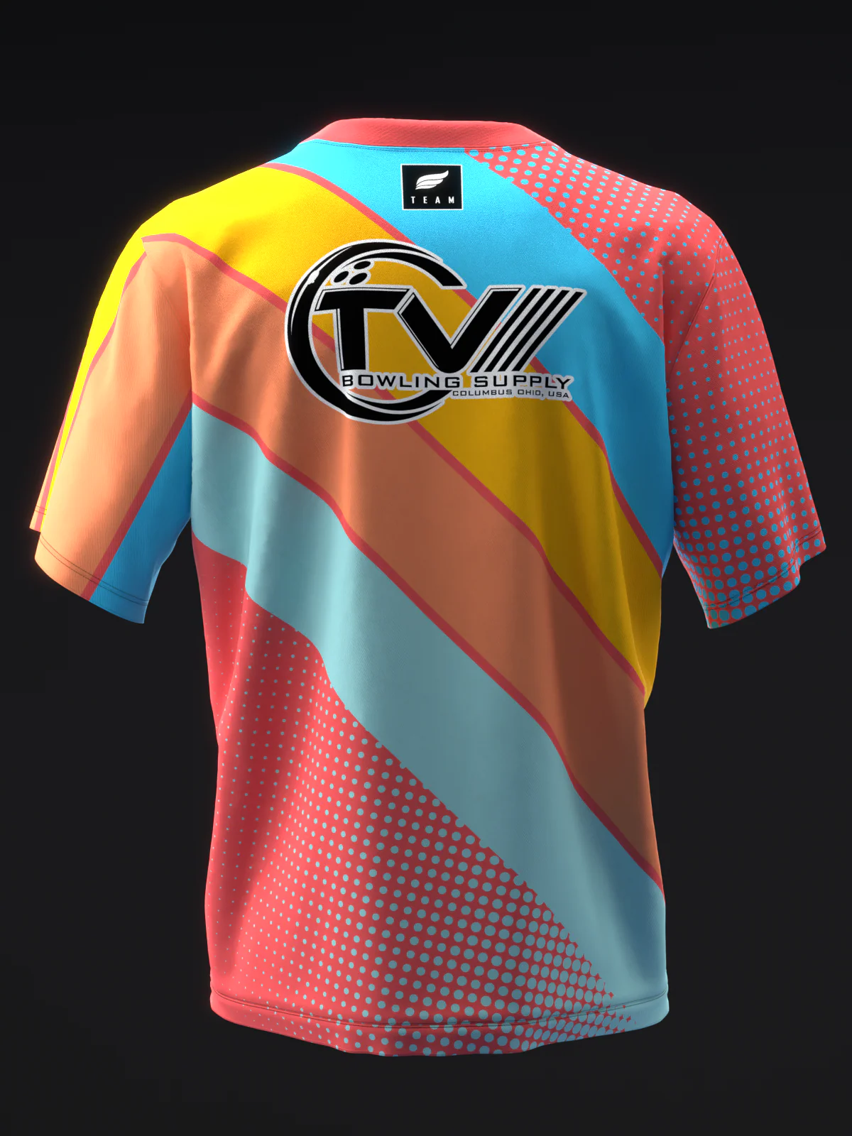 Michael Tang 2025 - Retro Stripes Sum - Bowling Jersey - Image 5