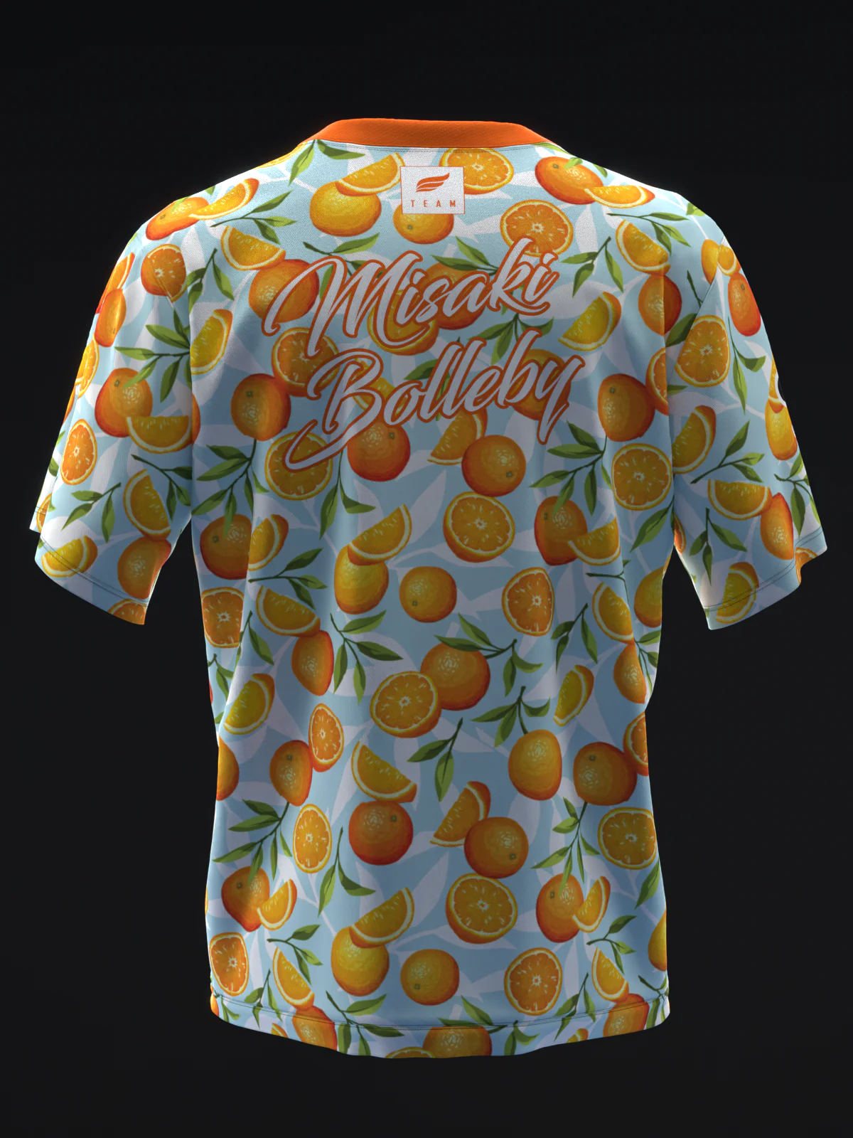 Misaki Bolleby 2025 - Orange Citrus - Bowling Jersey - Image 5