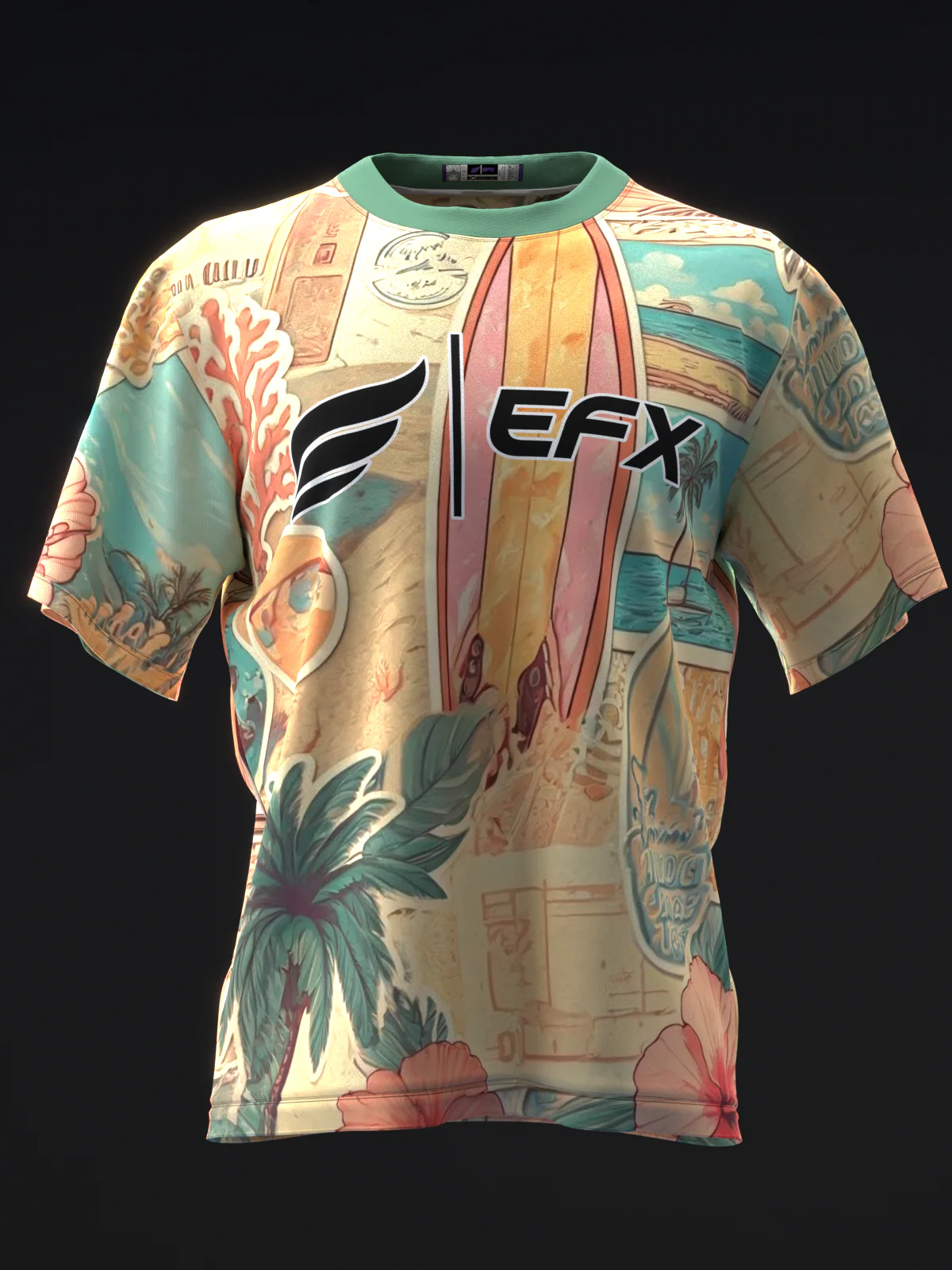 Misaki Bolleby 2025 - Retro Travel - Bowling Jersey - Image 2