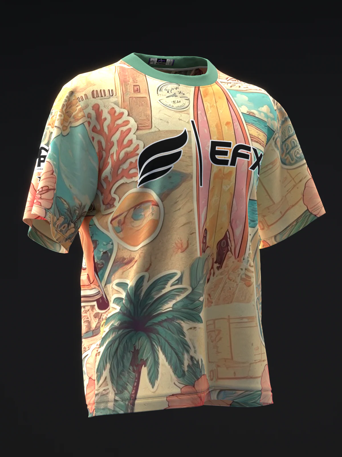 Misaki Bolleby 2025 - Retro Travel - Bowling Jersey - Image 3