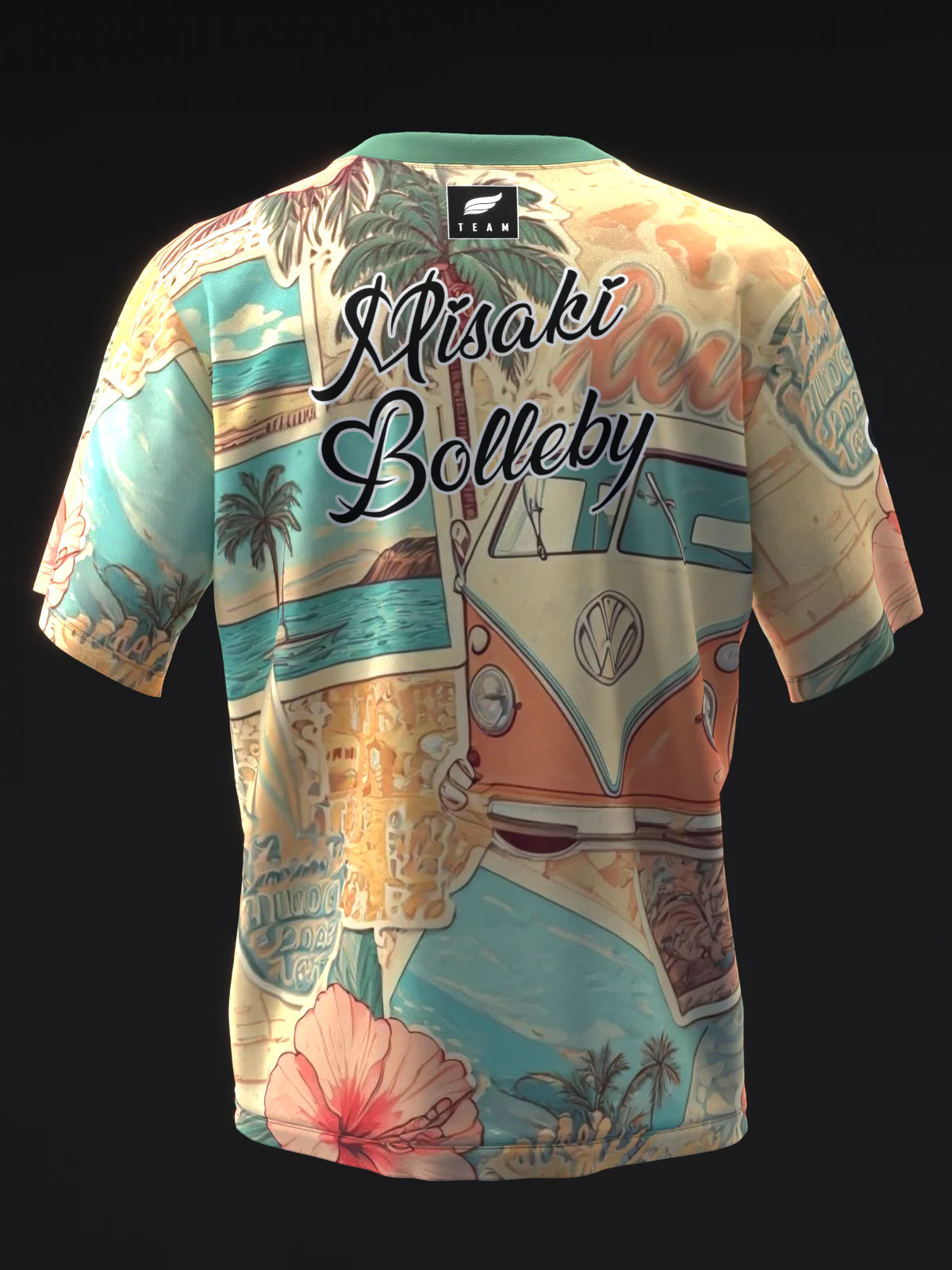 Misaki Bolleby 2025 - Retro Travel - Bowling Jersey - Image 5