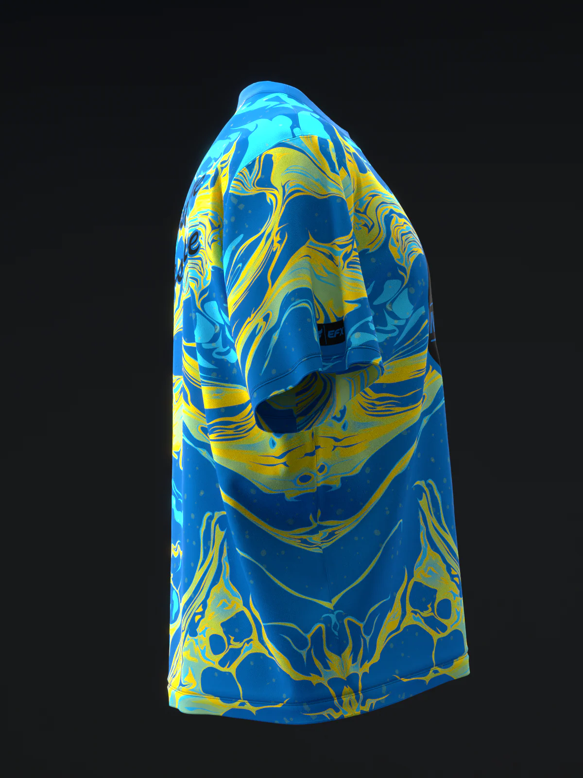 Motiv - Max Thrill Blue Yellow Pearl - Bowling Jersey - Image 4