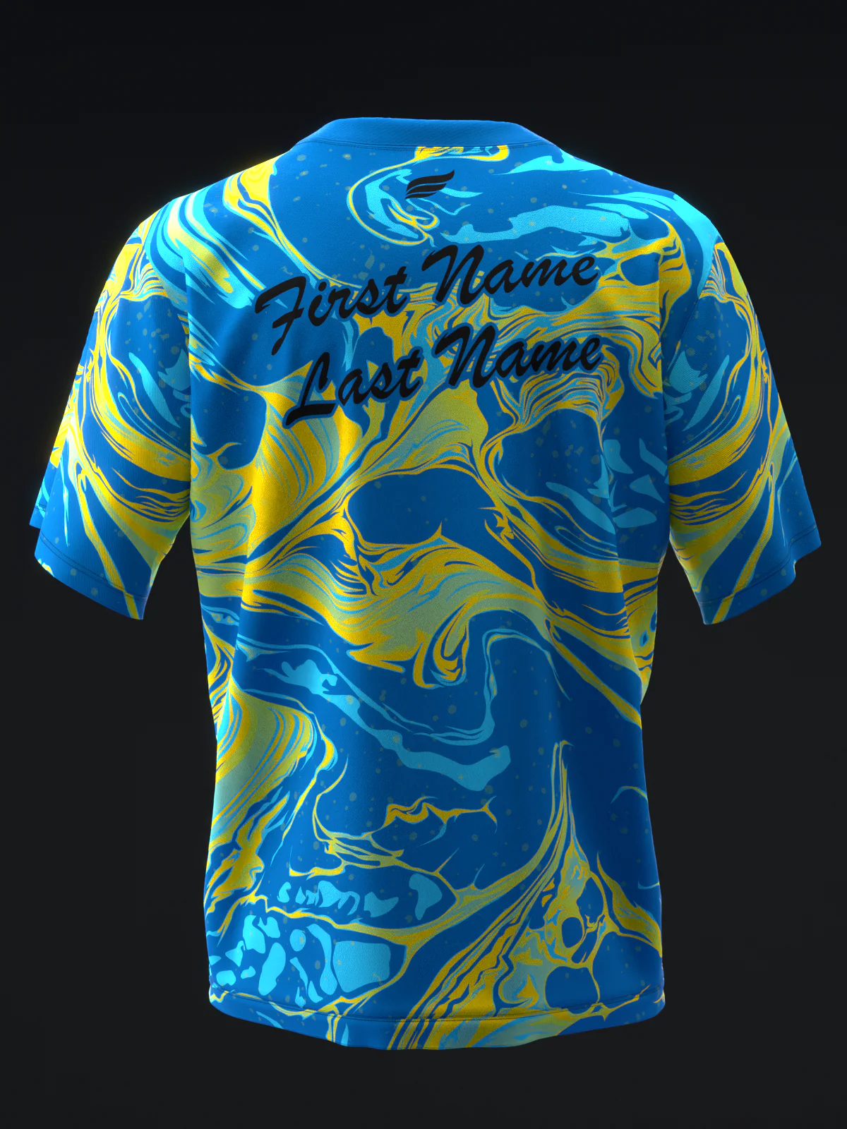 Motiv - Max Thrill Blue Yellow Pearl - Bowling Jersey - Image 5