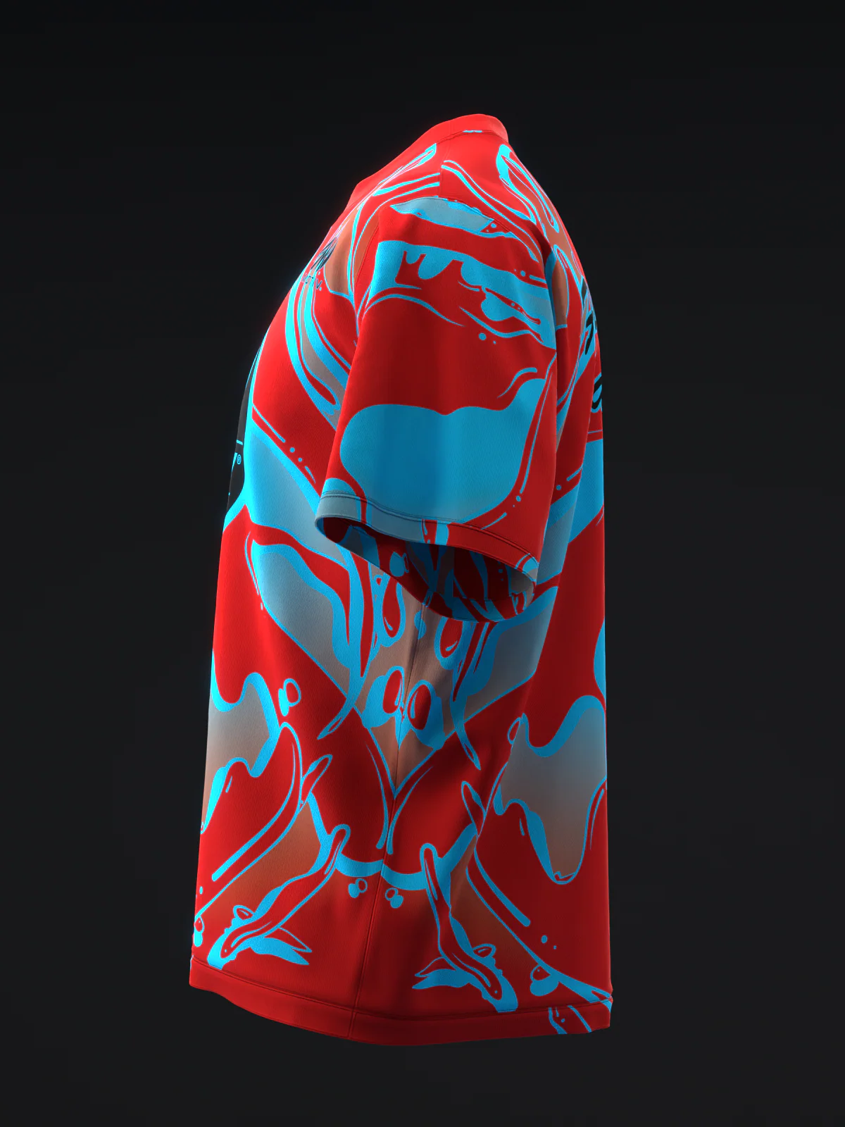 Motiv - Max Thrill Red Blue Solid - Bowling Jersey - Image 6