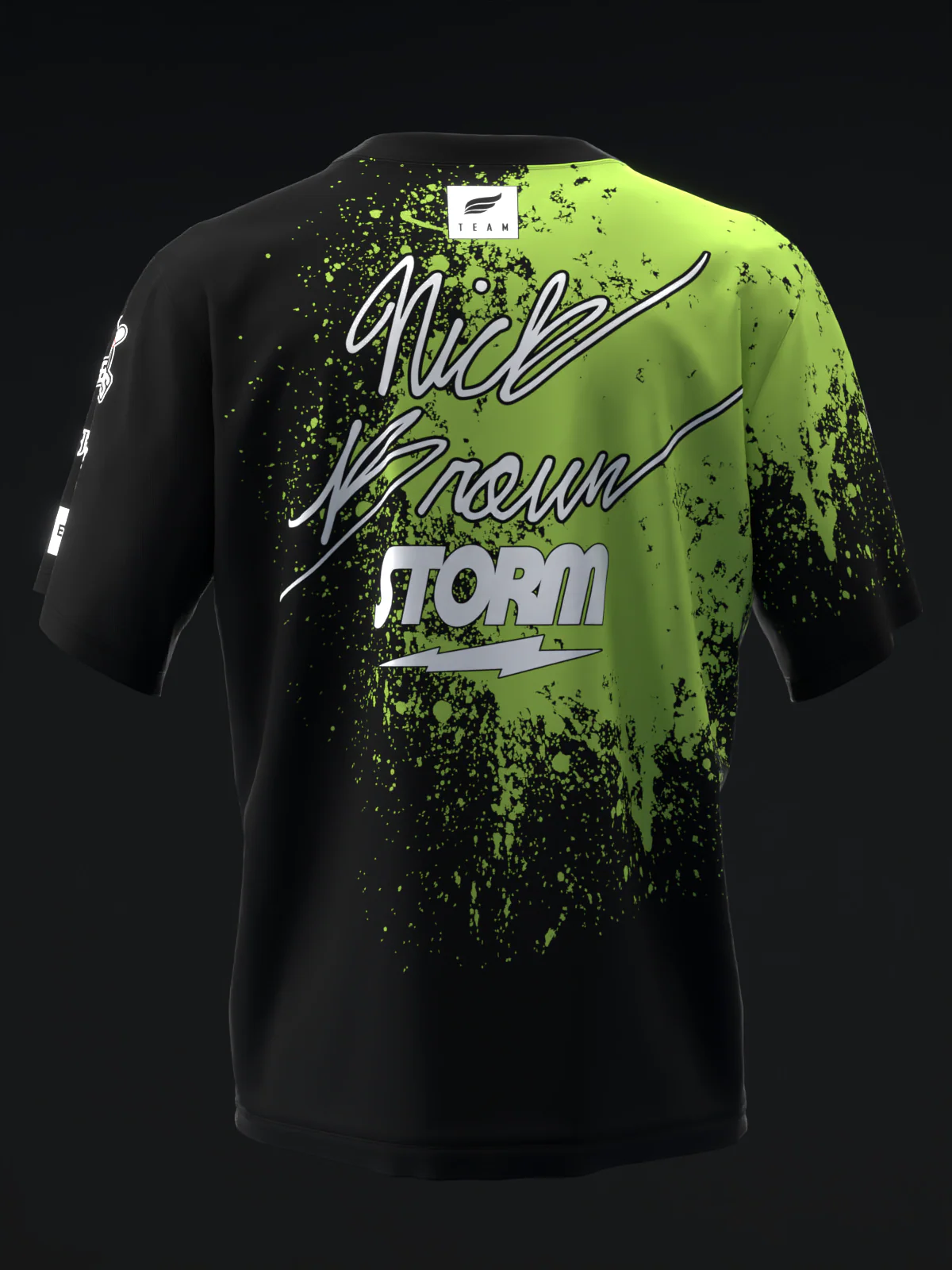 Nick Brown 2026 - Splatter Green - Bowling Jersey - Image 5