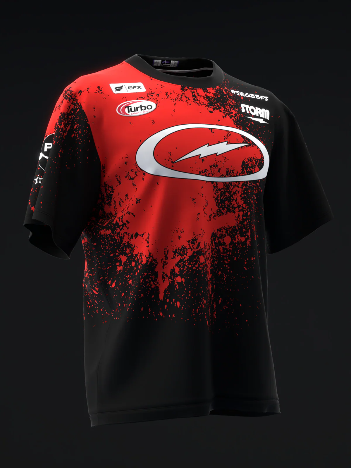 Nick Brown 2026 - Splatter Red - Bowling Jersey - Image 3